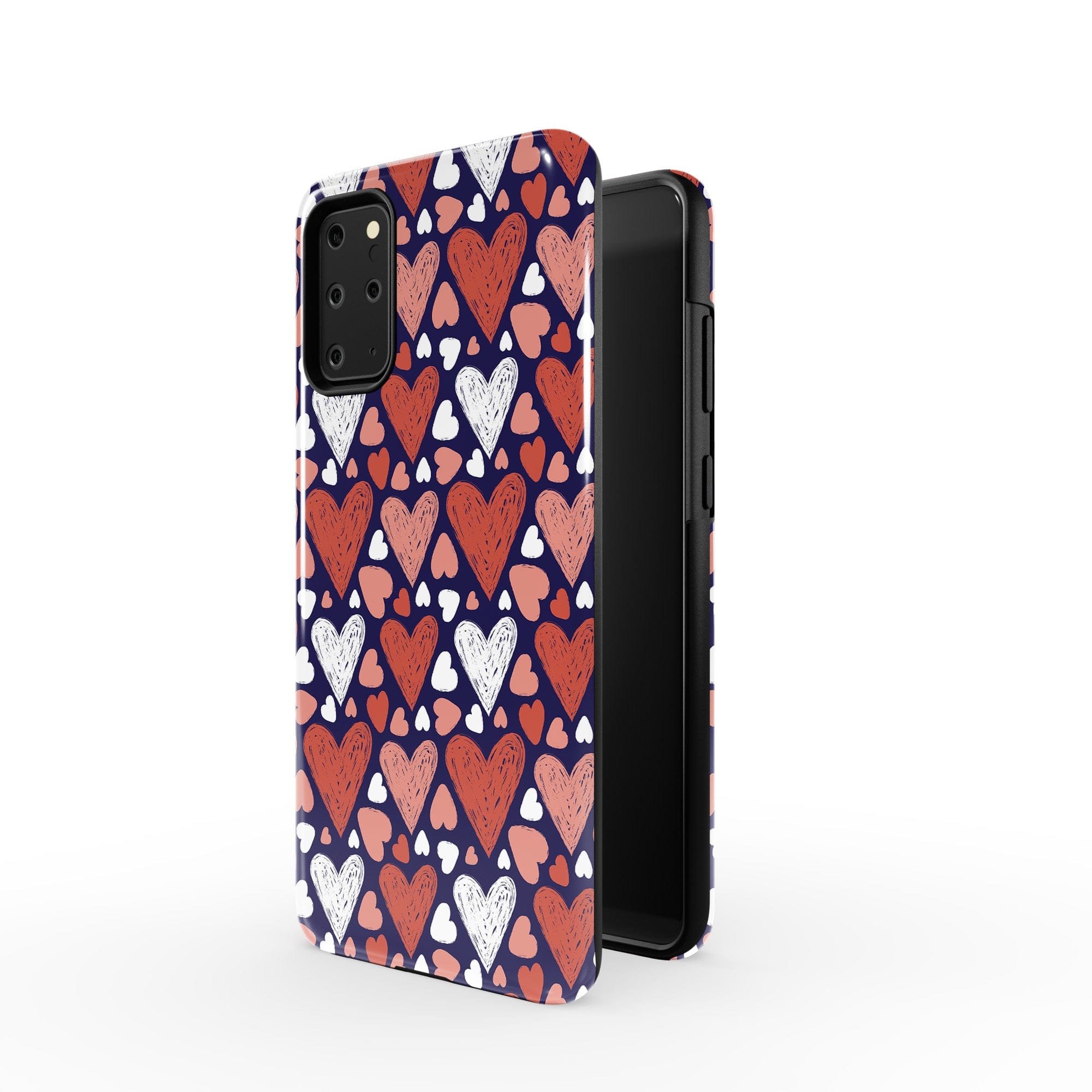 Sketchy Love | Hearts Samsung Case Tough for Galaxy S20 Plus