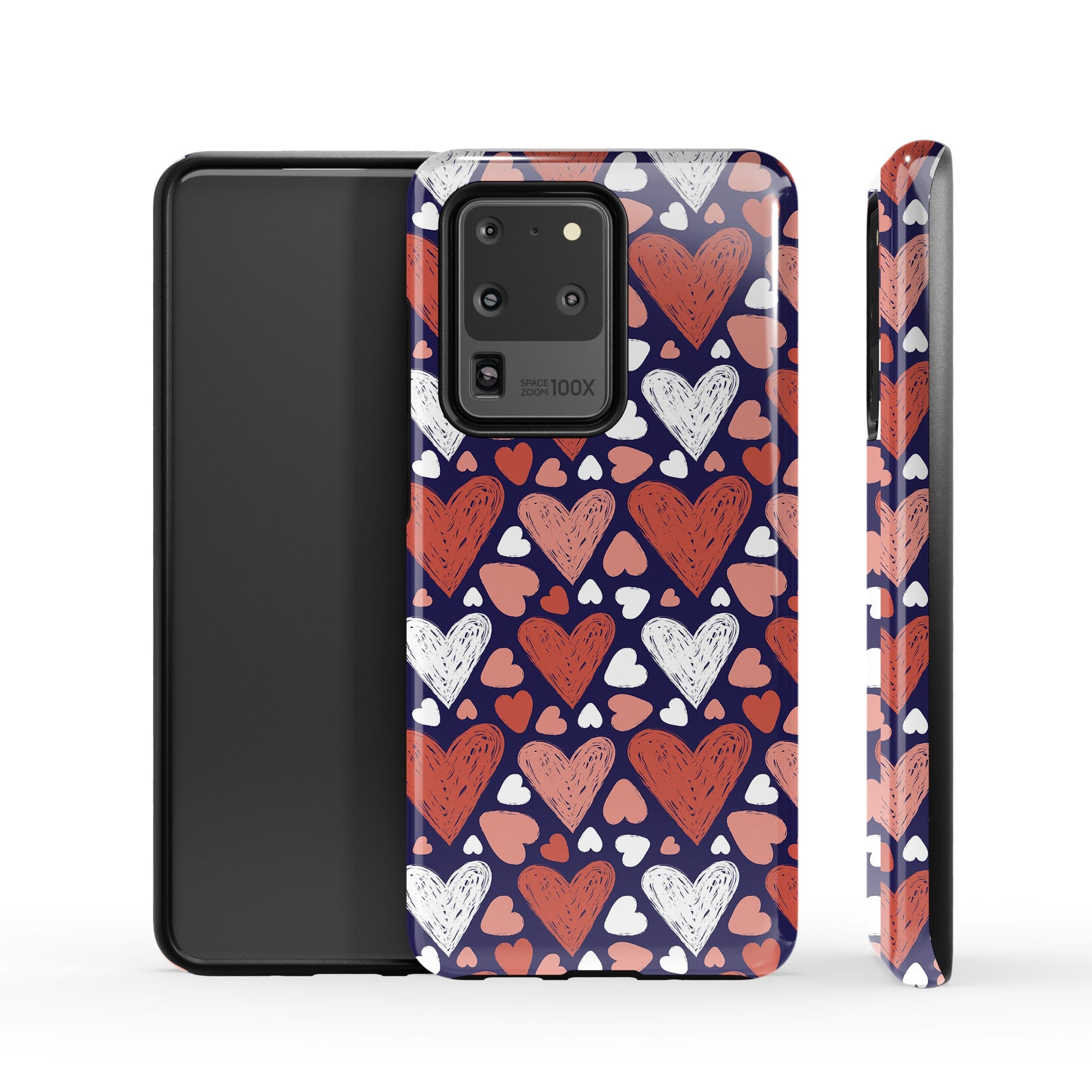 Sketchy Love | Hearts Samsung Case Tough for Galaxy S20 Ultra