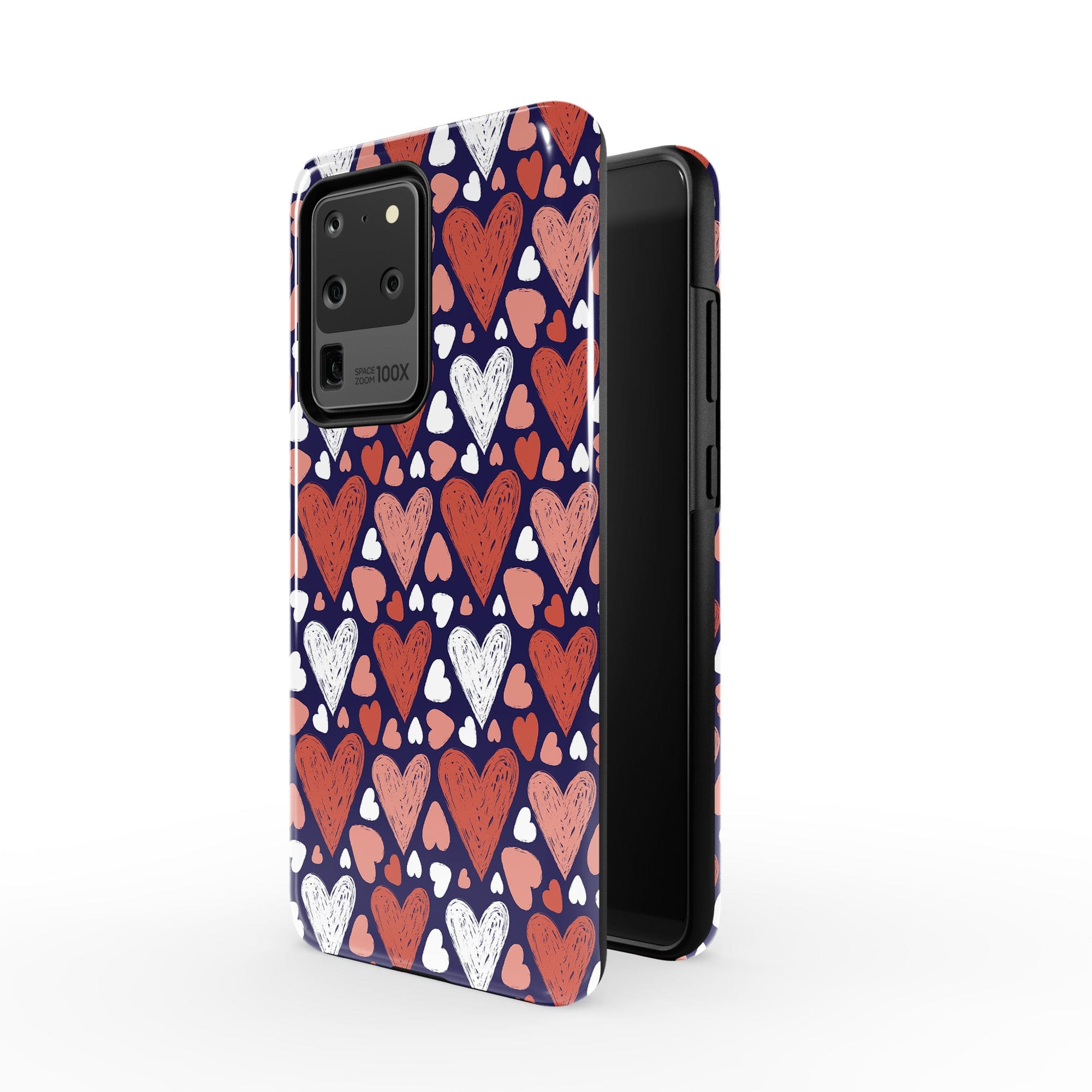 Sketchy Love | Hearts Samsung Case Tough for Galaxy S20 Ultra