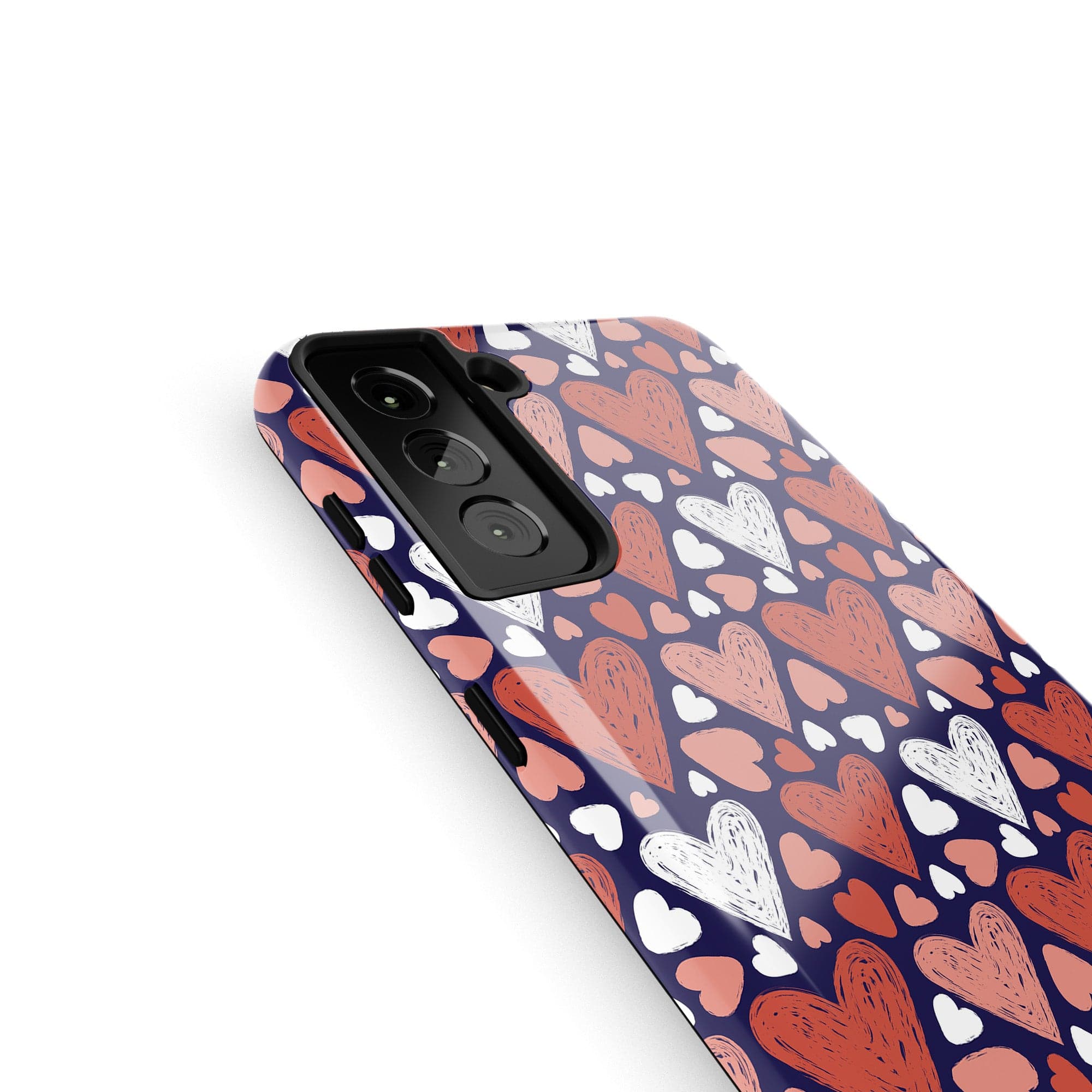 Sketchy Love | Hearts Samsung Case Tough for Galaxy S21 Plus