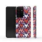 Sketchy Love | Hearts Samsung Case Tough for Galaxy S21 Ultra