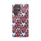 Sketchy Love | Hearts Samsung Case Tough for Galaxy S22 Ultra