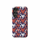 Sketchy Love | Hearts Samsung Case Tough for Galaxy S23 Plus