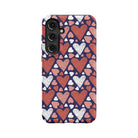 Sketchy Love | Hearts Samsung Case Tough for Galaxy S24 Plus