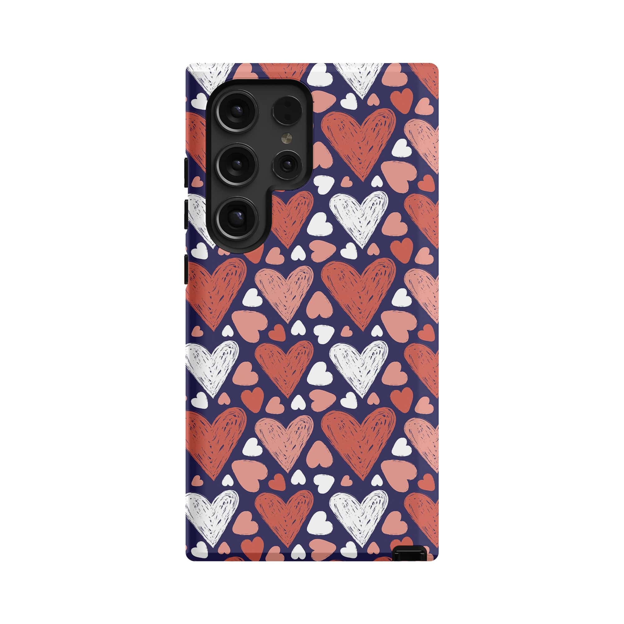 Sketchy Love | Hearts Samsung Case Tough for Galaxy S24 Ultra