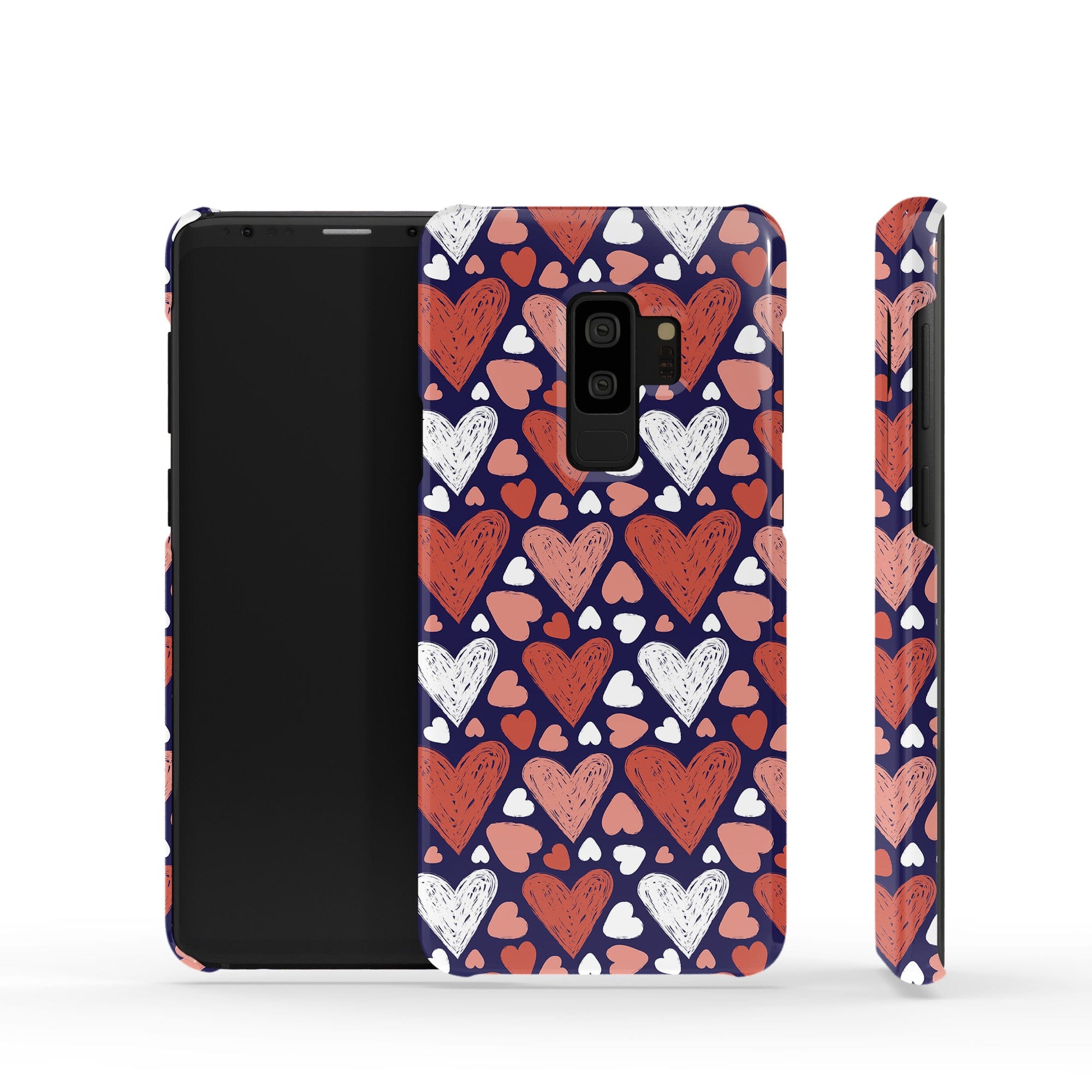 Sketchy Love | Hearts Samsung Case Slim for Galaxy S9 Plus 