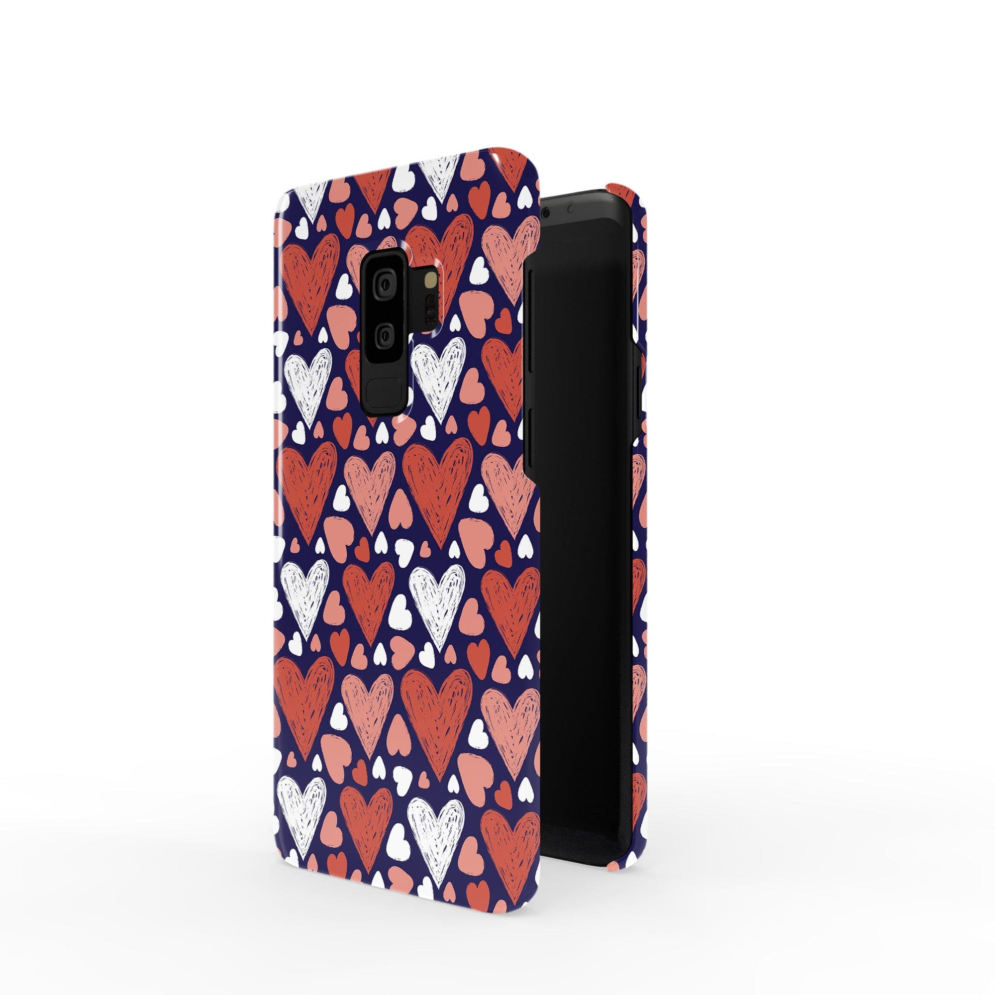 Sketchy Love | Hearts Samsung Case Slim for Galaxy S9 Plus 