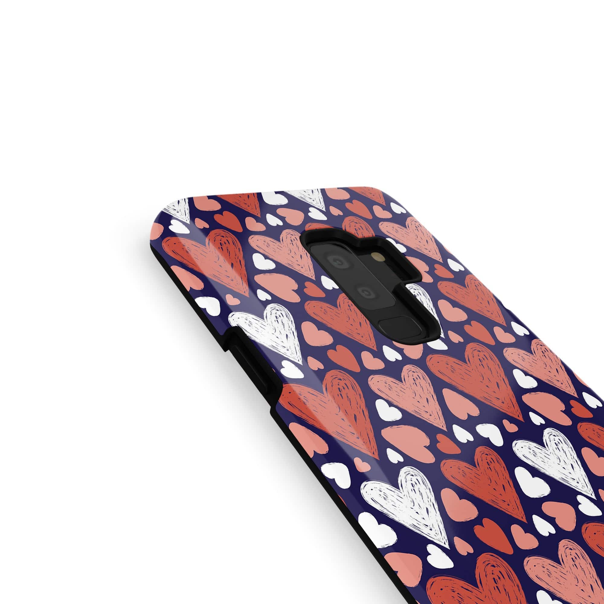 Sketchy Love | Hearts Samsung Case Tough for Galaxy S9 Plus 