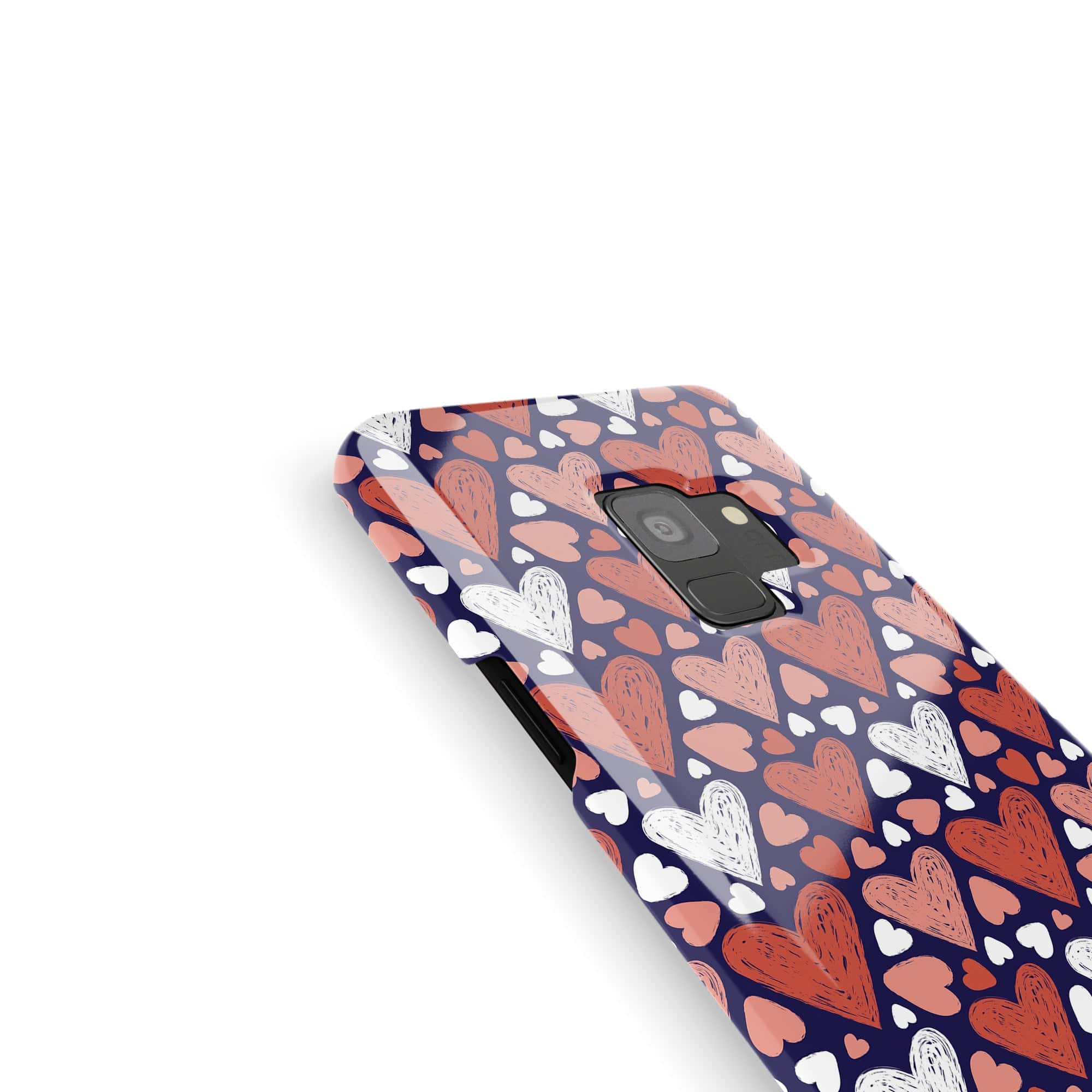 Sketchy Love | Hearts Samsung Case Slim for Galaxy S9 