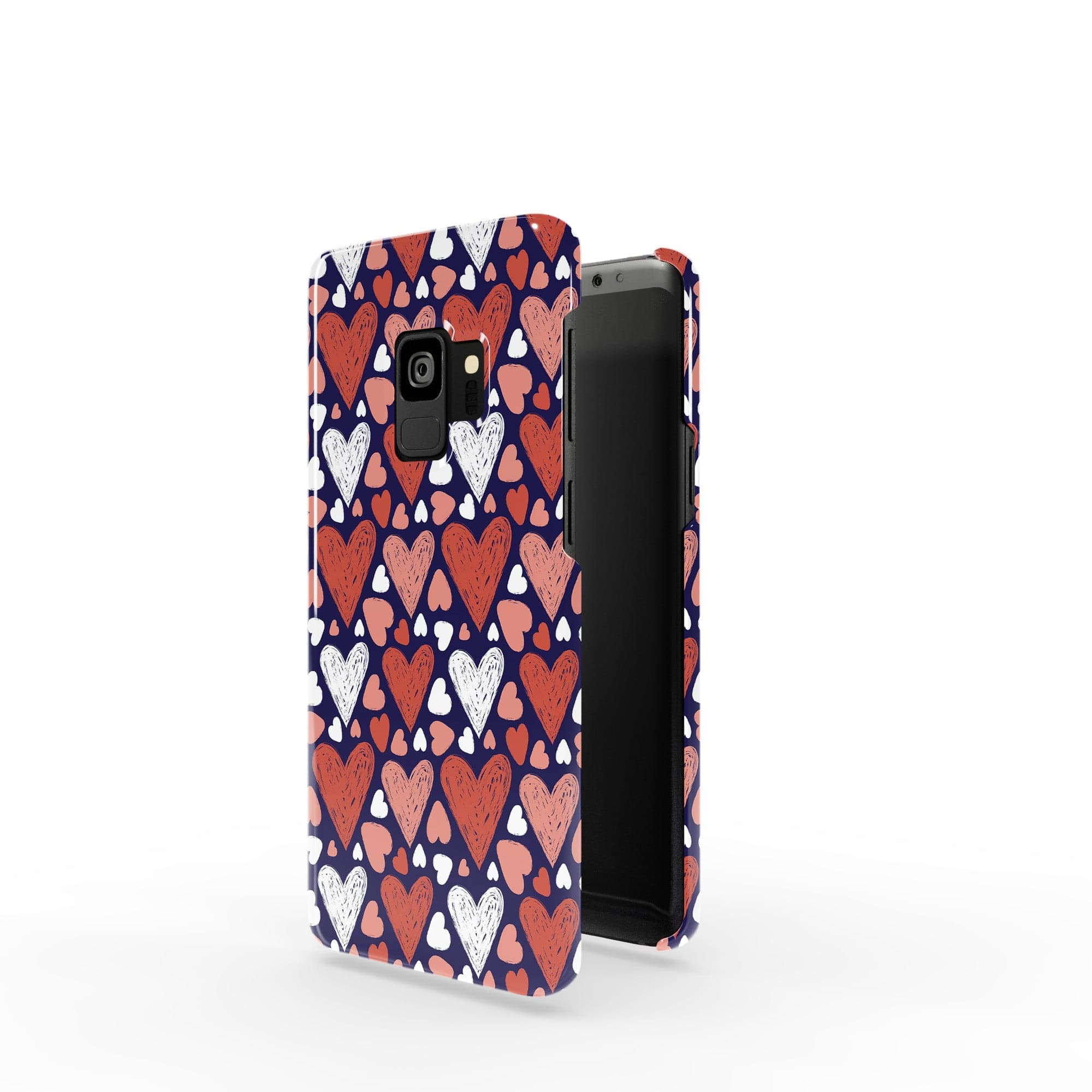 Sketchy Love | Hearts Samsung Case Slim for Galaxy S9 