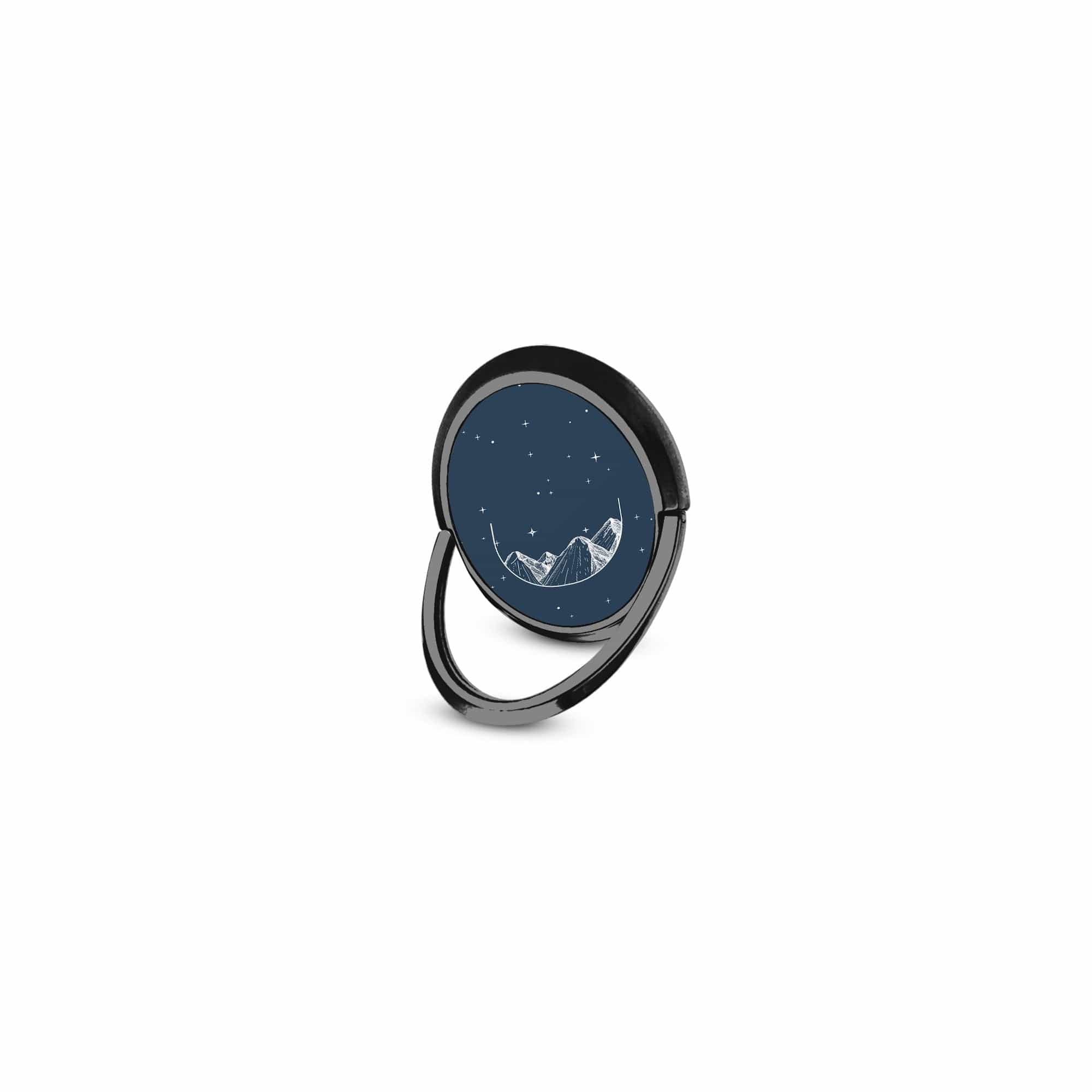 Space Mountains | Minimalistic Space Ring Holder in Black