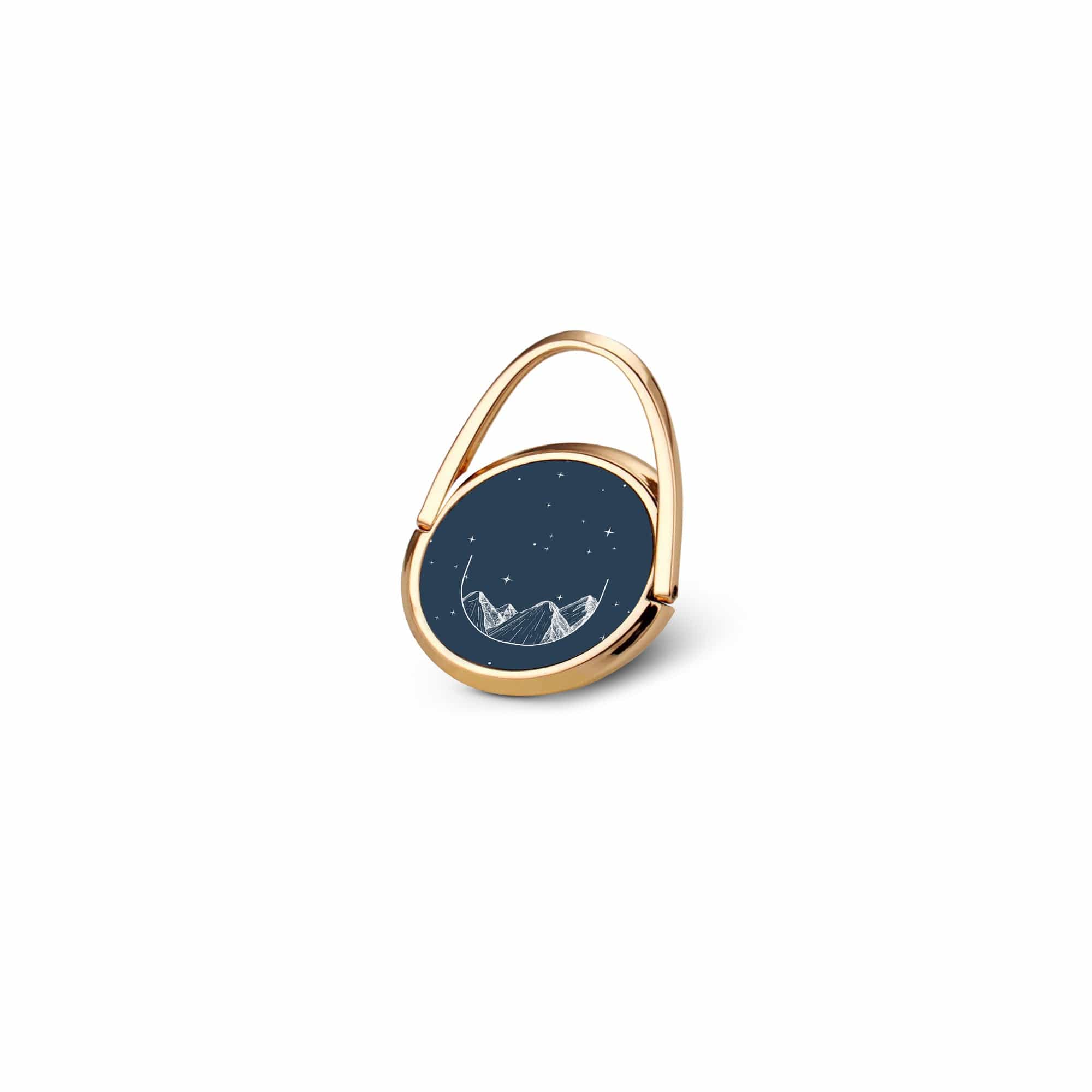 Space Mountains | Minimalistic Space Ring Holder in Gold