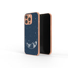 Space Mountains | Minimalistic Space Precious Metals Case in Rose Gold