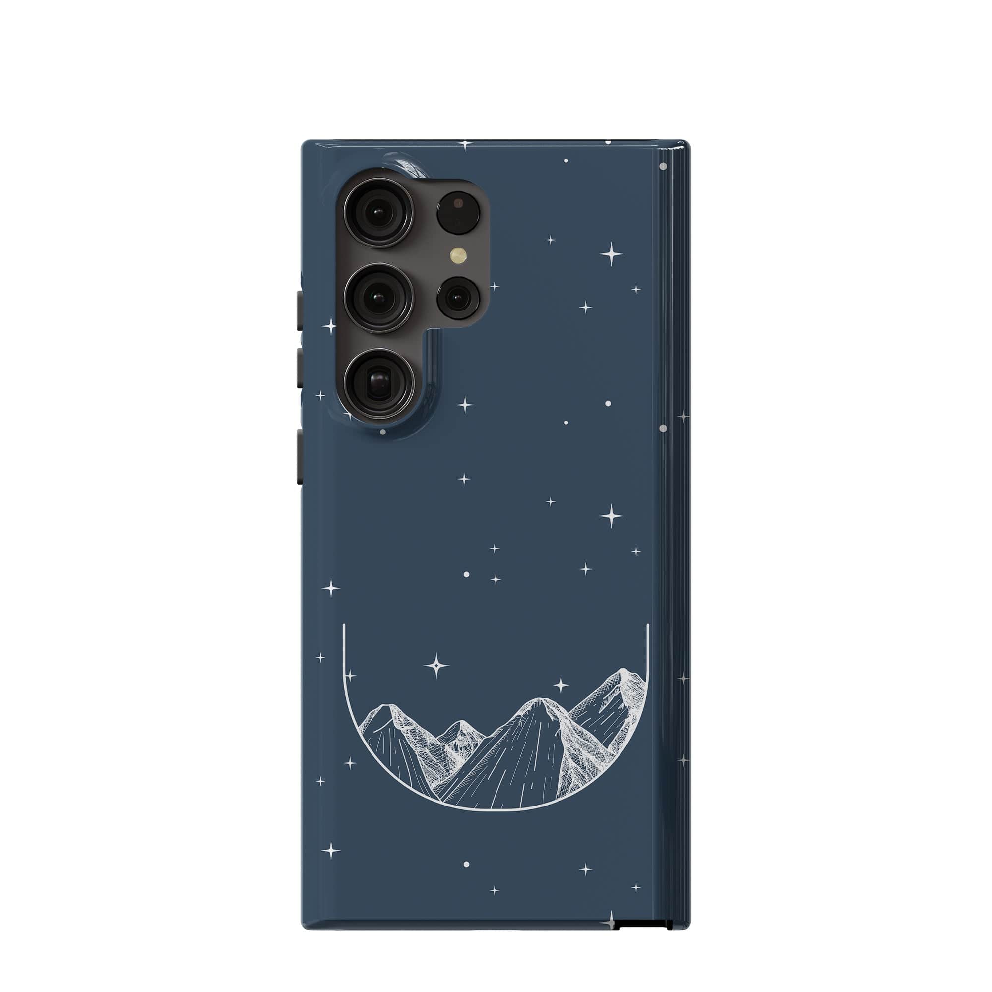 Space Mountains | Minimalistic Space Samsung Case Tough for Galaxy S23