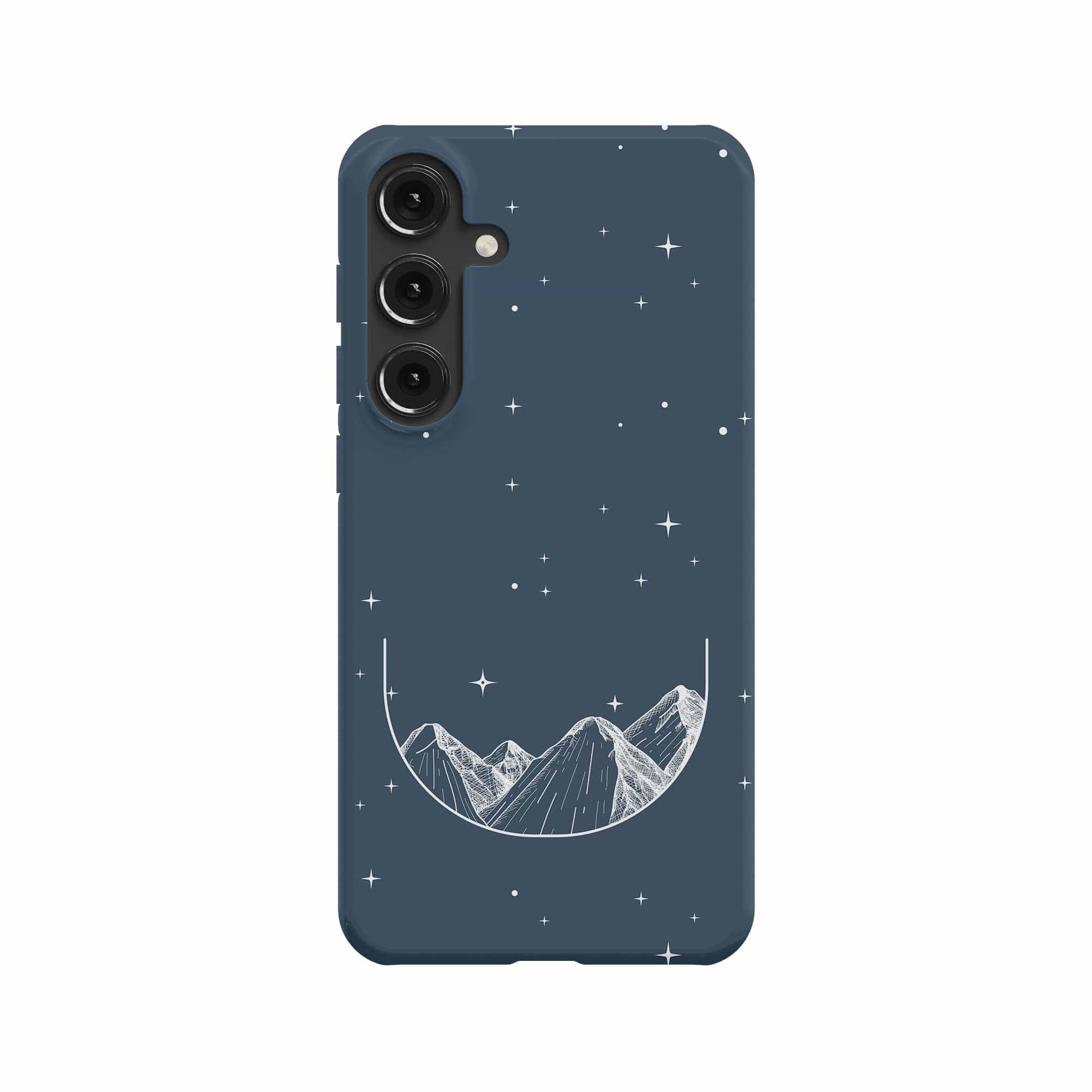 Space Mountains | Minimalistic Space Samsung Case Slim for Galaxy S24 Plus