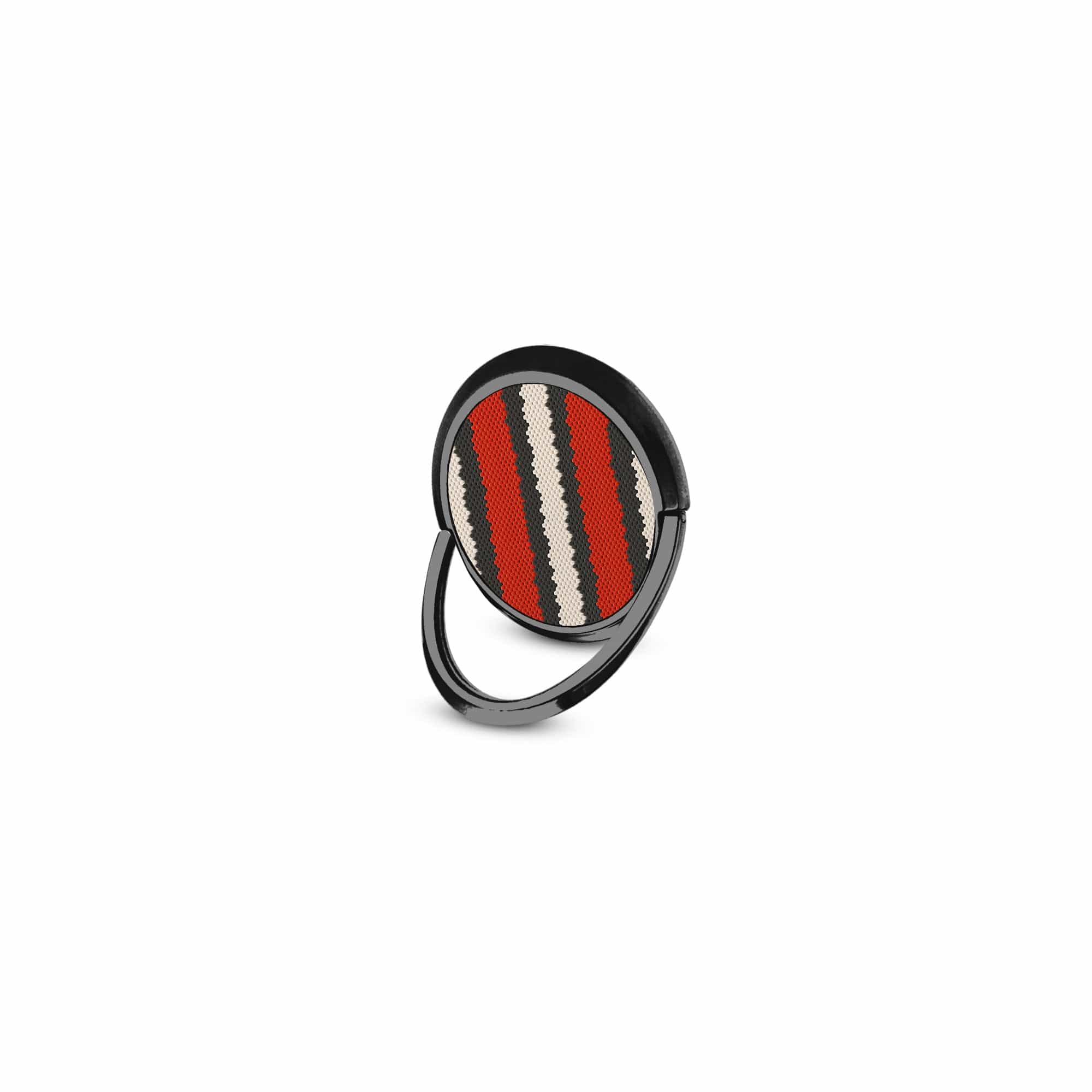 Speedy Stripes | Snake Skin Ring Holder in Black