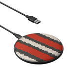 Speedy Stripes | Snake Skin Wireless Charging Pad in Black