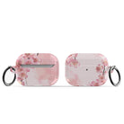 Spring Blush | Cherry Blossoms Floral Apple AirPods Case for AirPods 3 & AirPods Pro 1&2 Black