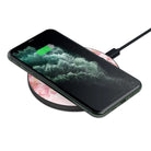 Spring Blush | Cherry Blossoms Floral Wireless Charging Pad in Black