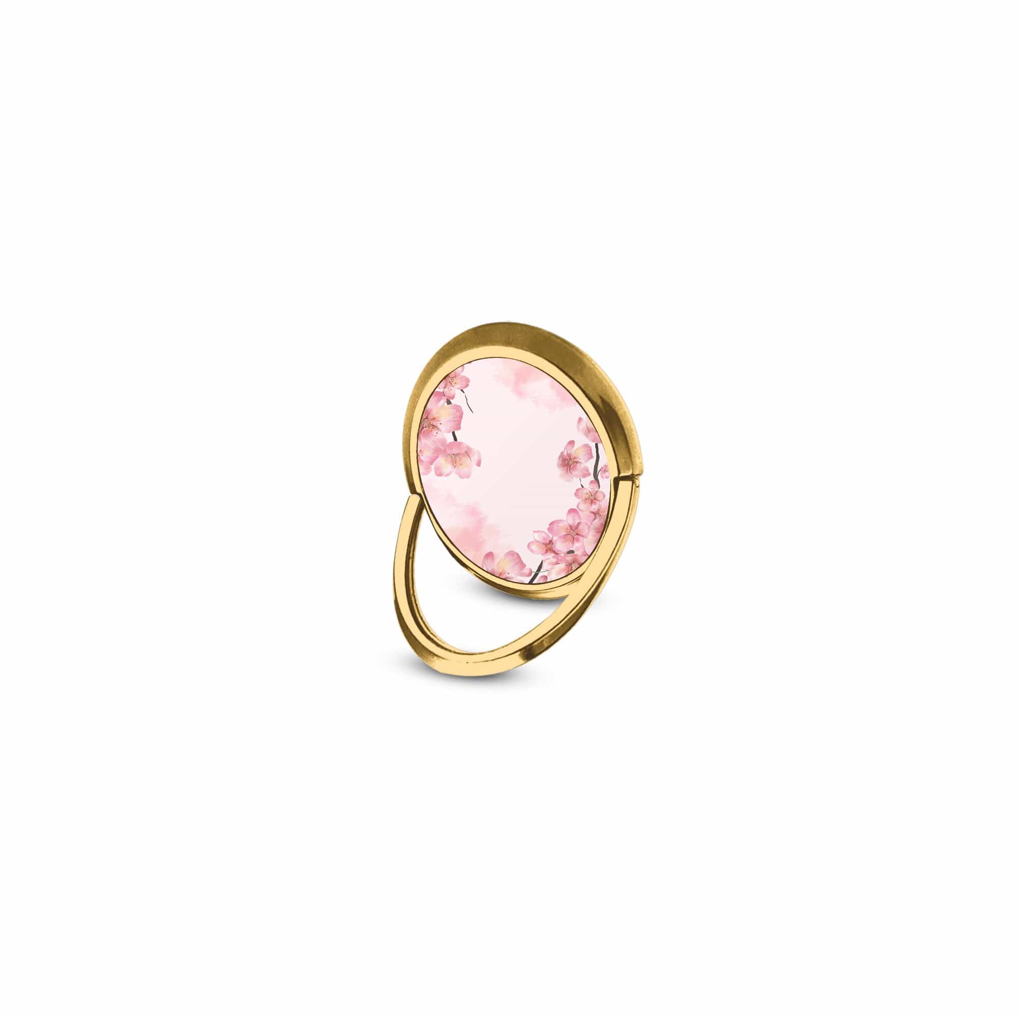 Spring Blush | Cherry Blossoms Floral Ring Holder in Gold