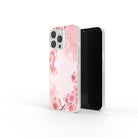 Spring Blush | Cherry Blossoms Floral Precious Metals Case in Silver