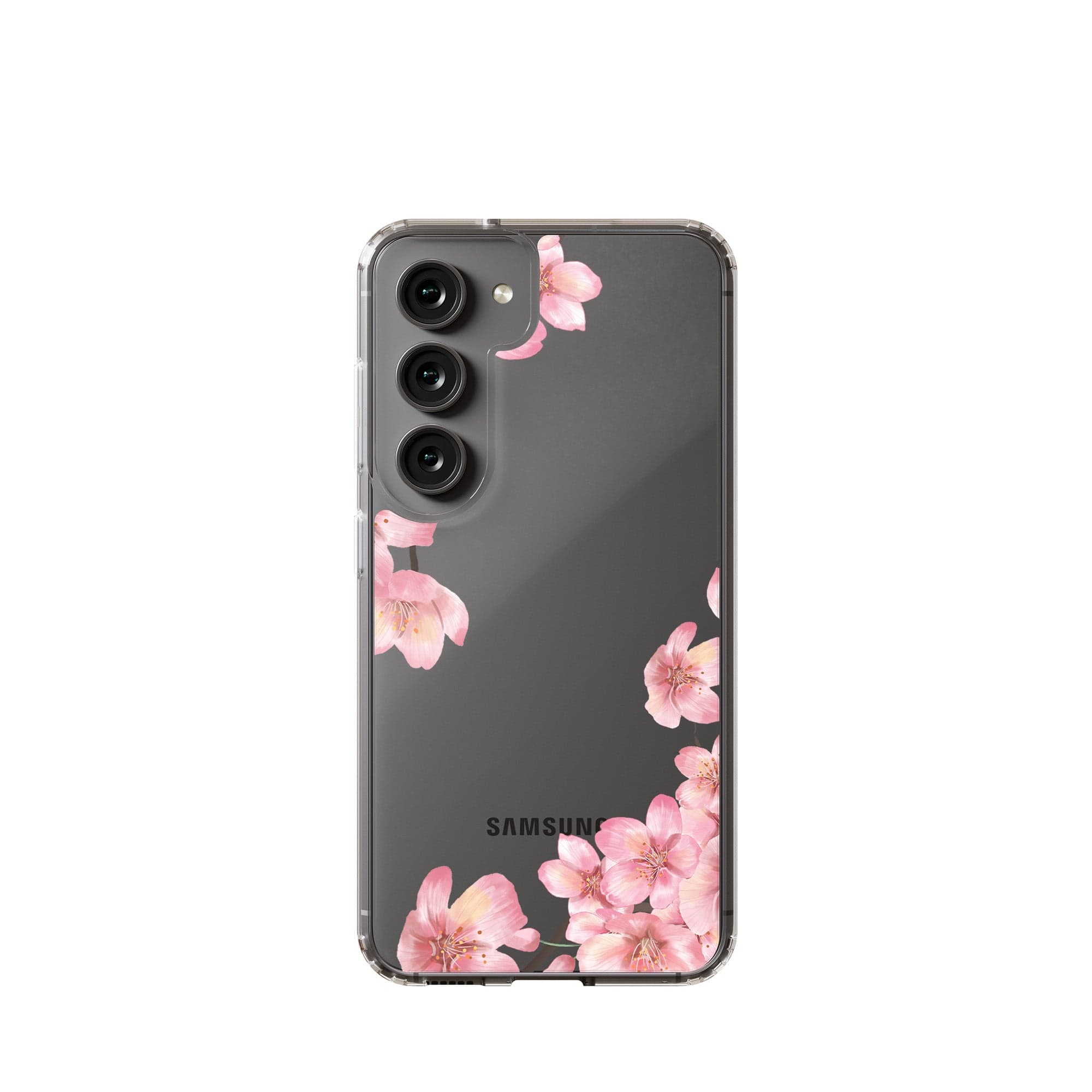 Spring Blush | Cherry Blossoms Floral Samsung Case Clear for Galaxy S23 Ultra