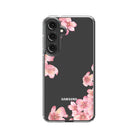 Spring Blush | Cherry Blossoms Floral Samsung Case Clear for Galaxy S24 Plus