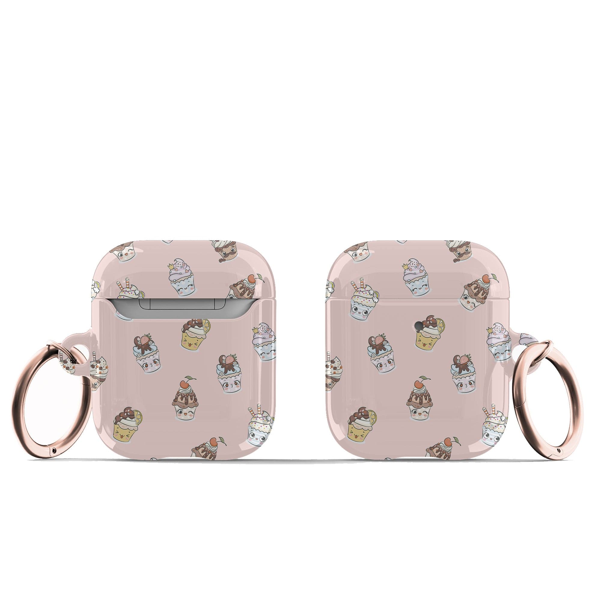 Sprinkles | Cupcake Apple AirPods Case for AirPods 1&2 Rose Gold