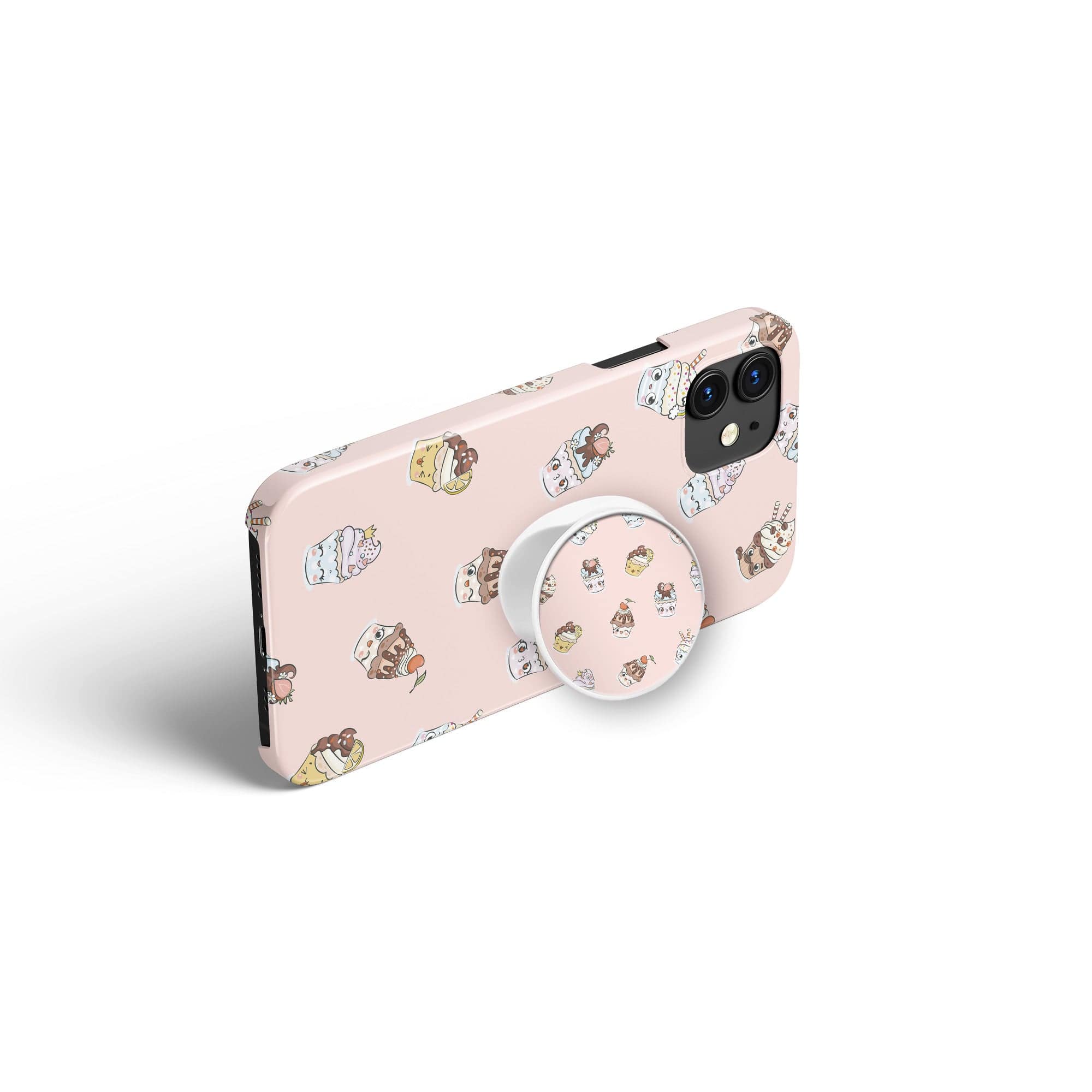 Sprinkles | Cupcake Foldable Phone Grip in White