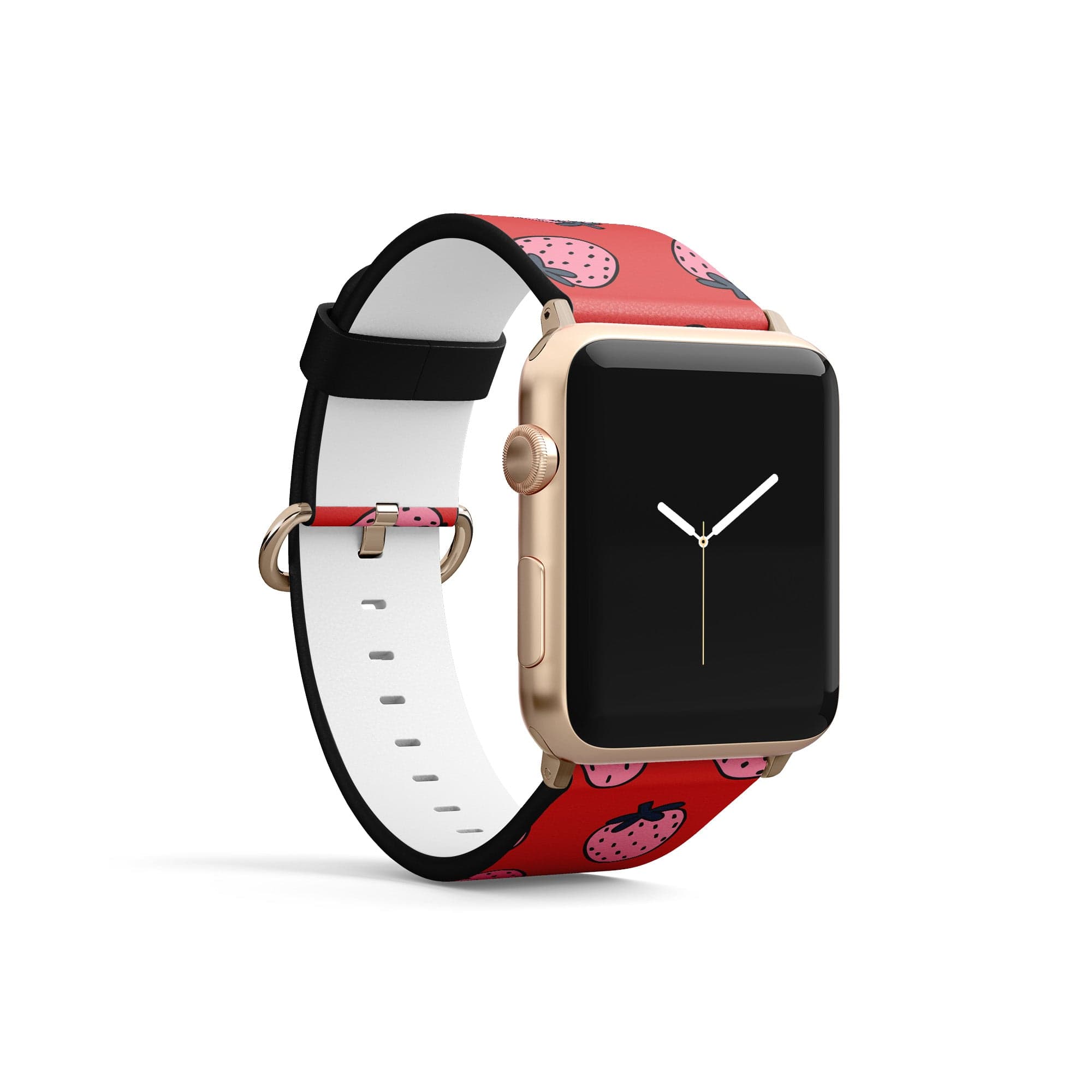 Strawberry Fields | Strawberry Apple Watch Band for 38/40/41 mm Watch in Gold