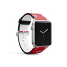 Strawberry Fields | Strawberry Apple Watch Band for 38/40/41 mm Watch in Silver