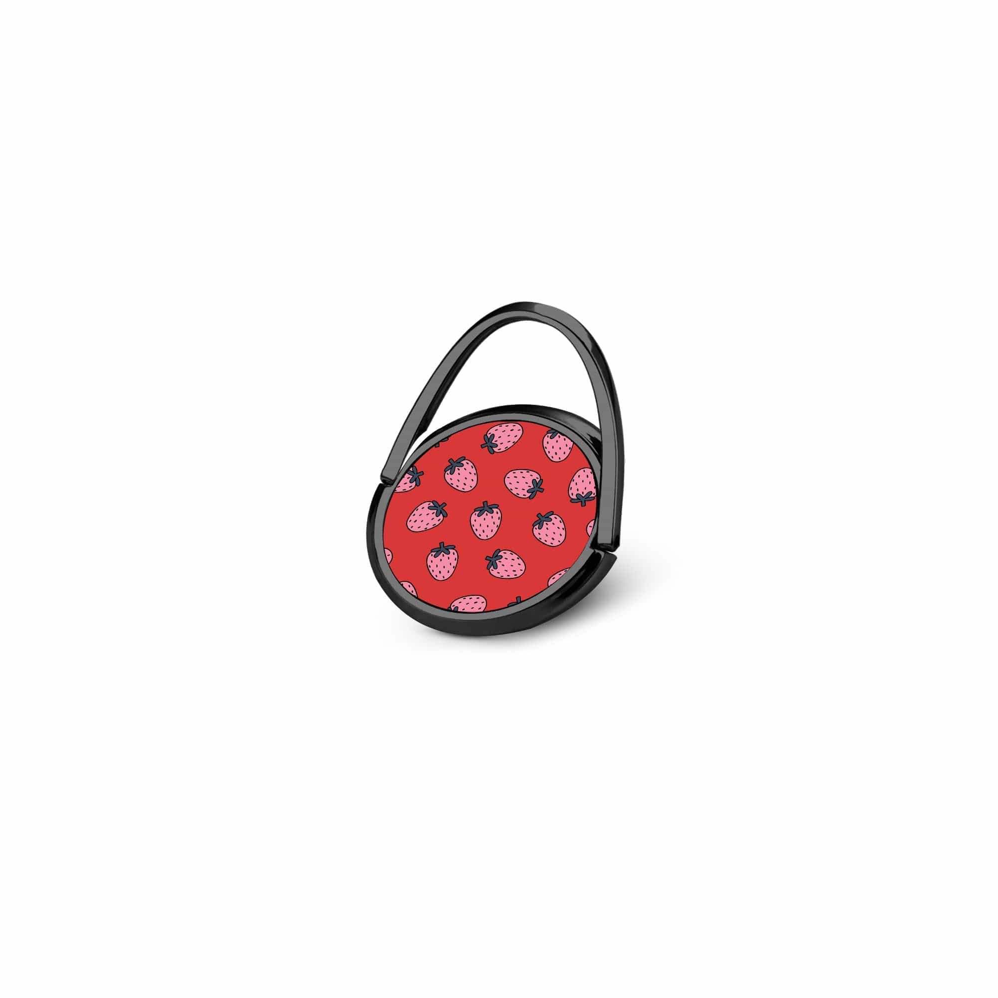 Strawberry Fields | Strawberry Ring Holder in Black