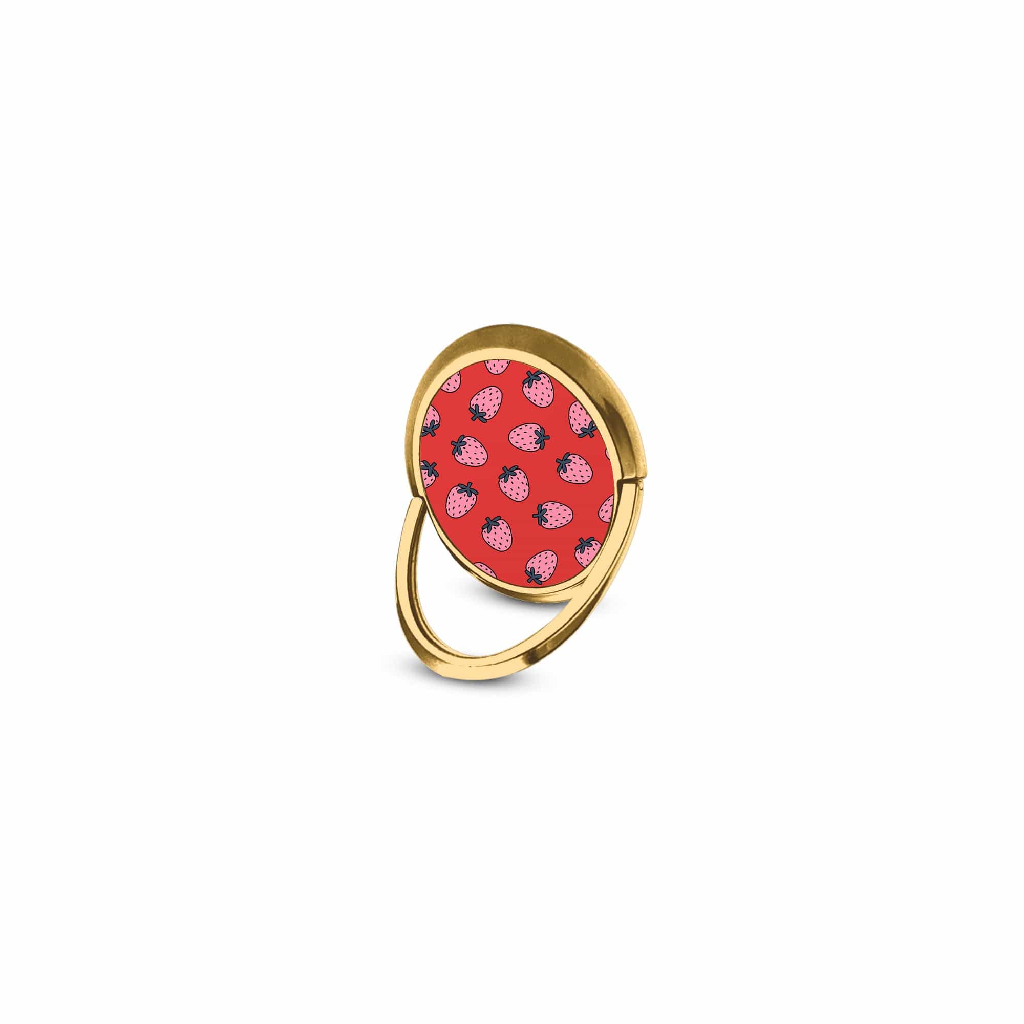 Strawberry Fields | Strawberry Ring Holder in Gold