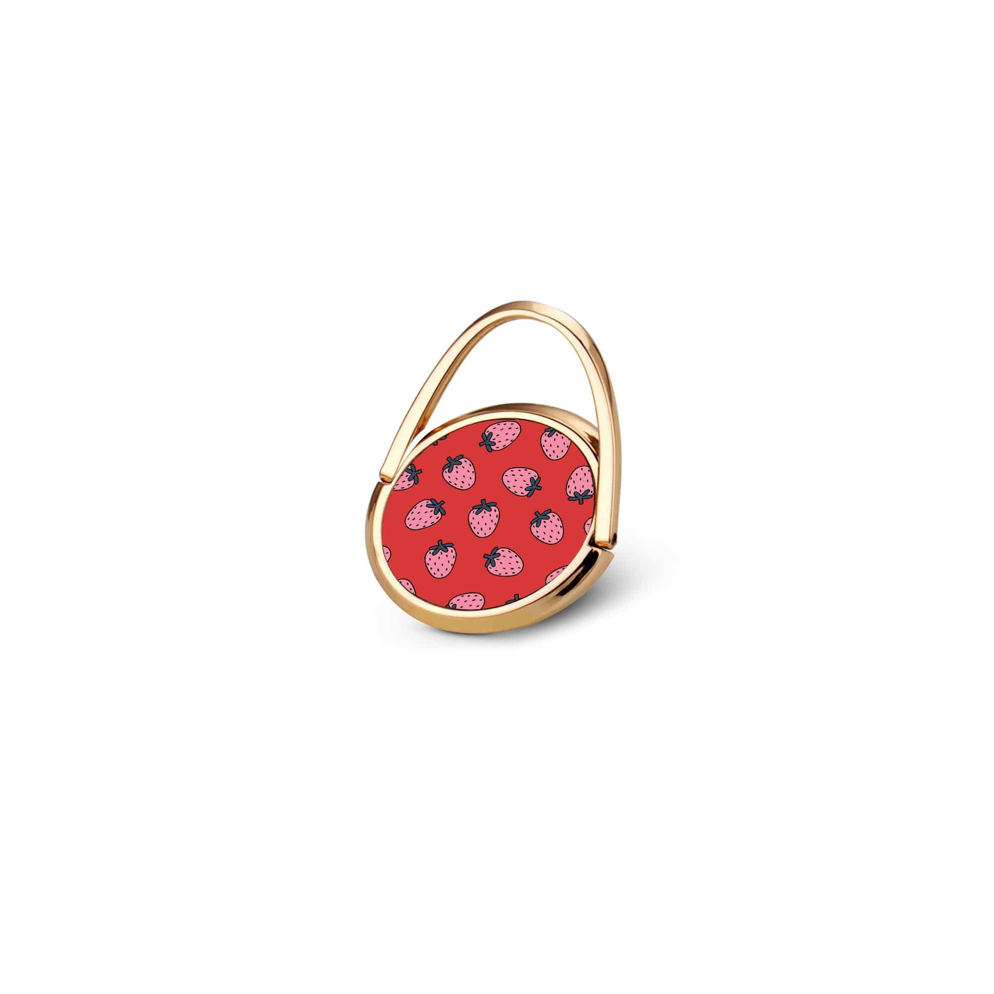 Strawberry Fields | Strawberry Ring Holder in Gold