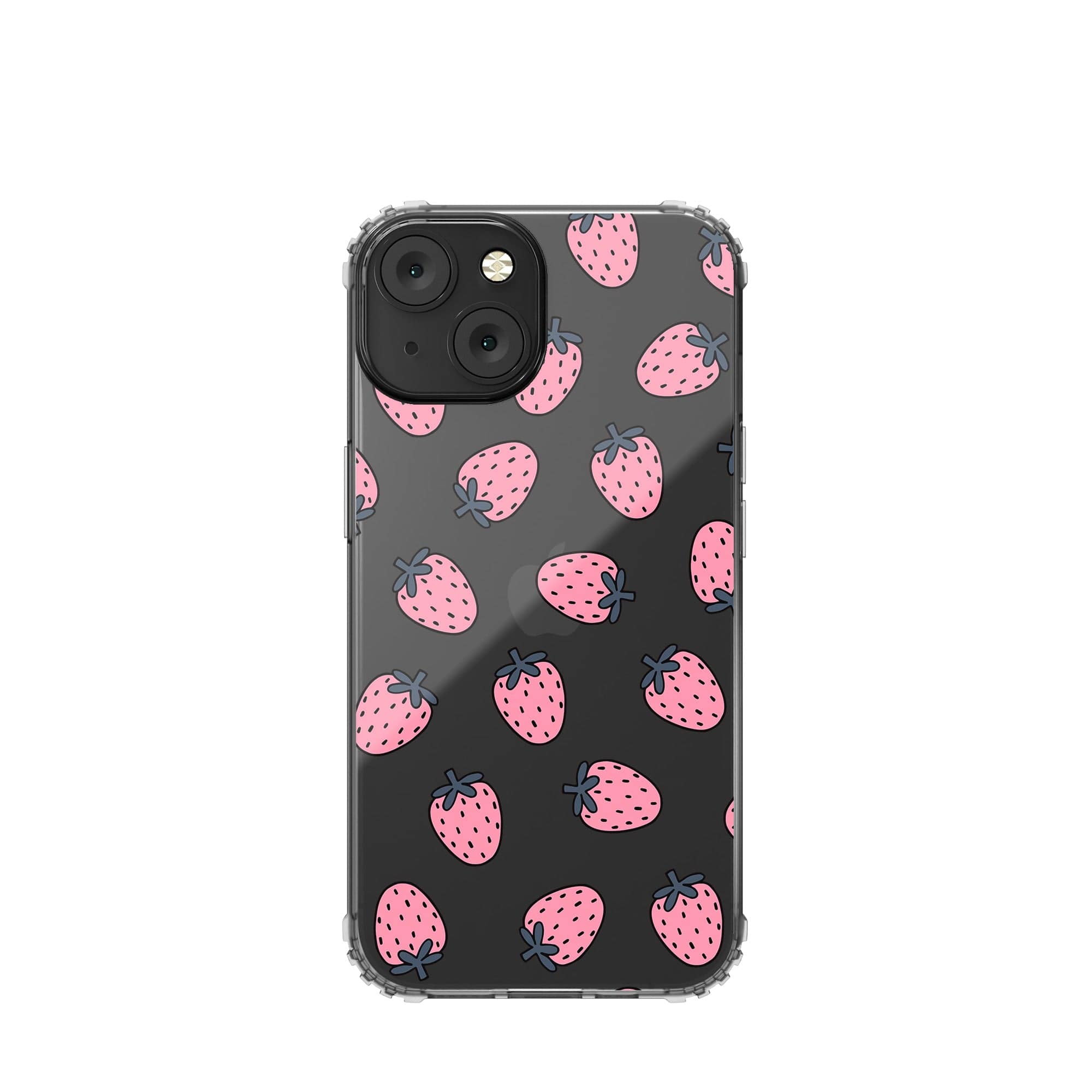 Strawberry Fields | Strawberry Case Clear for iPhone 12 Mini