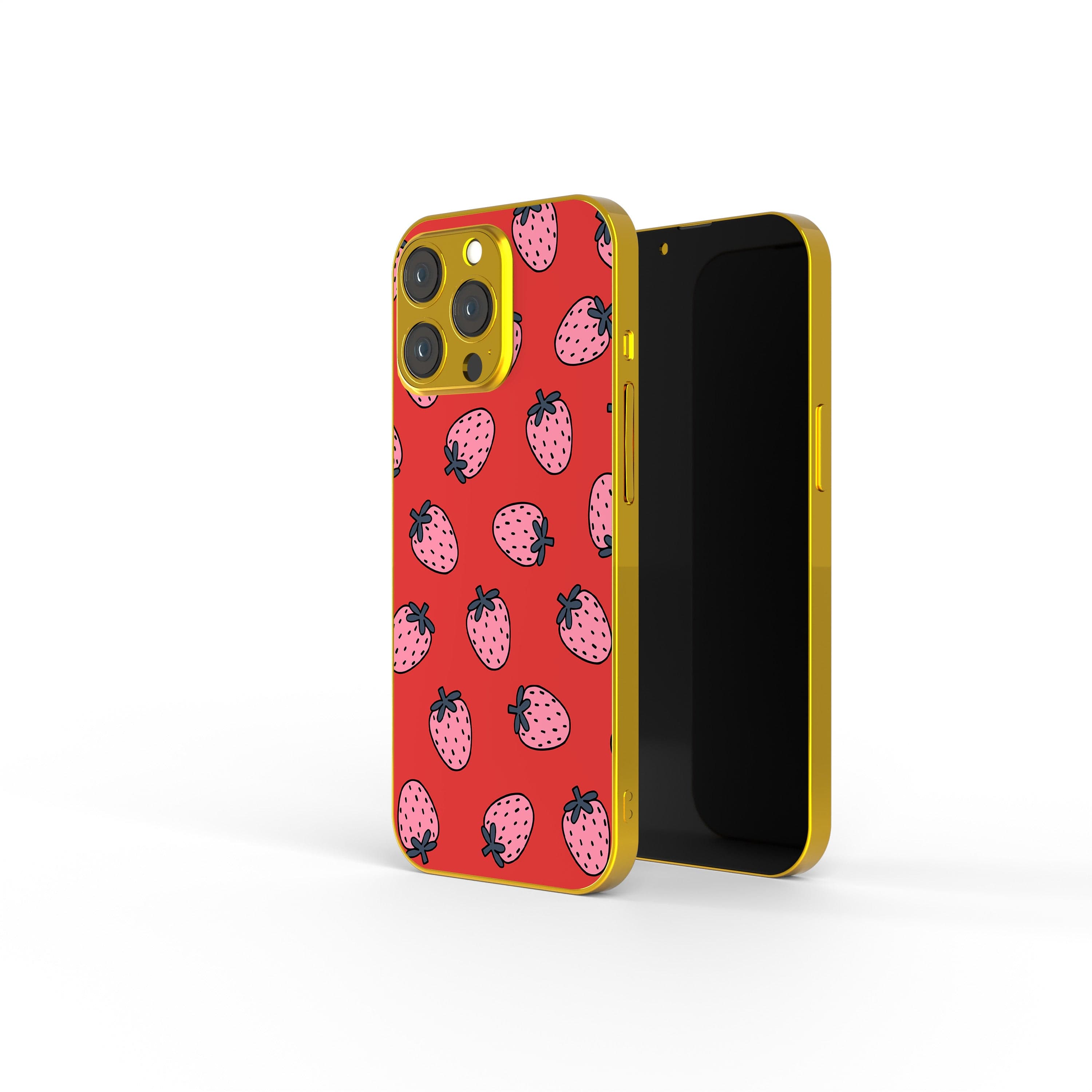 Strawberry Fields | Strawberry Precious Metals Case in Gold