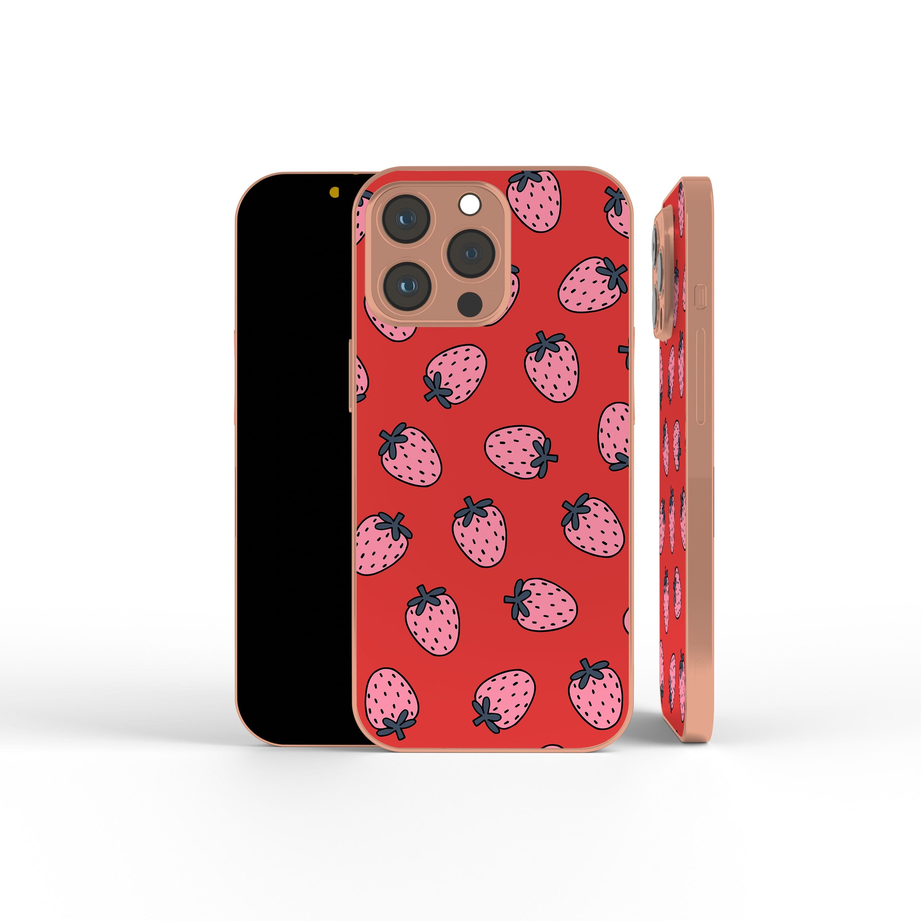 Strawberry Fields | Strawberry Precious Metals Case in Rose Gold