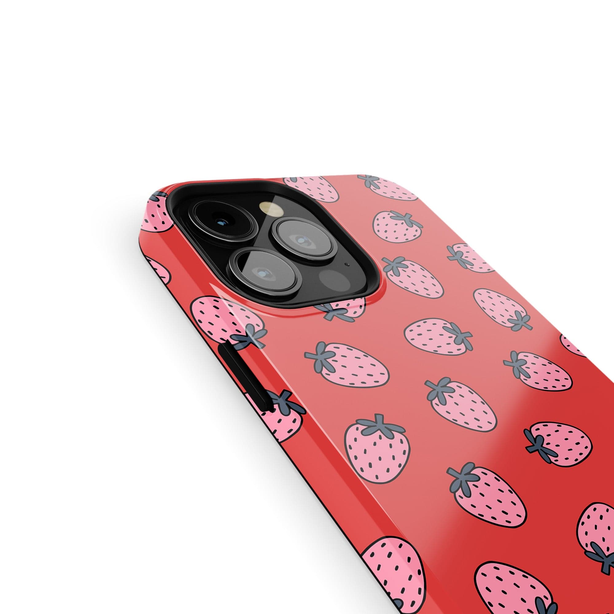 Strawberry Fields | Strawberry Case Clear for iPhone 13 Pro