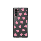 Strawberry Fields | Strawberry Samsung Case Clear for Galaxy Note 10 