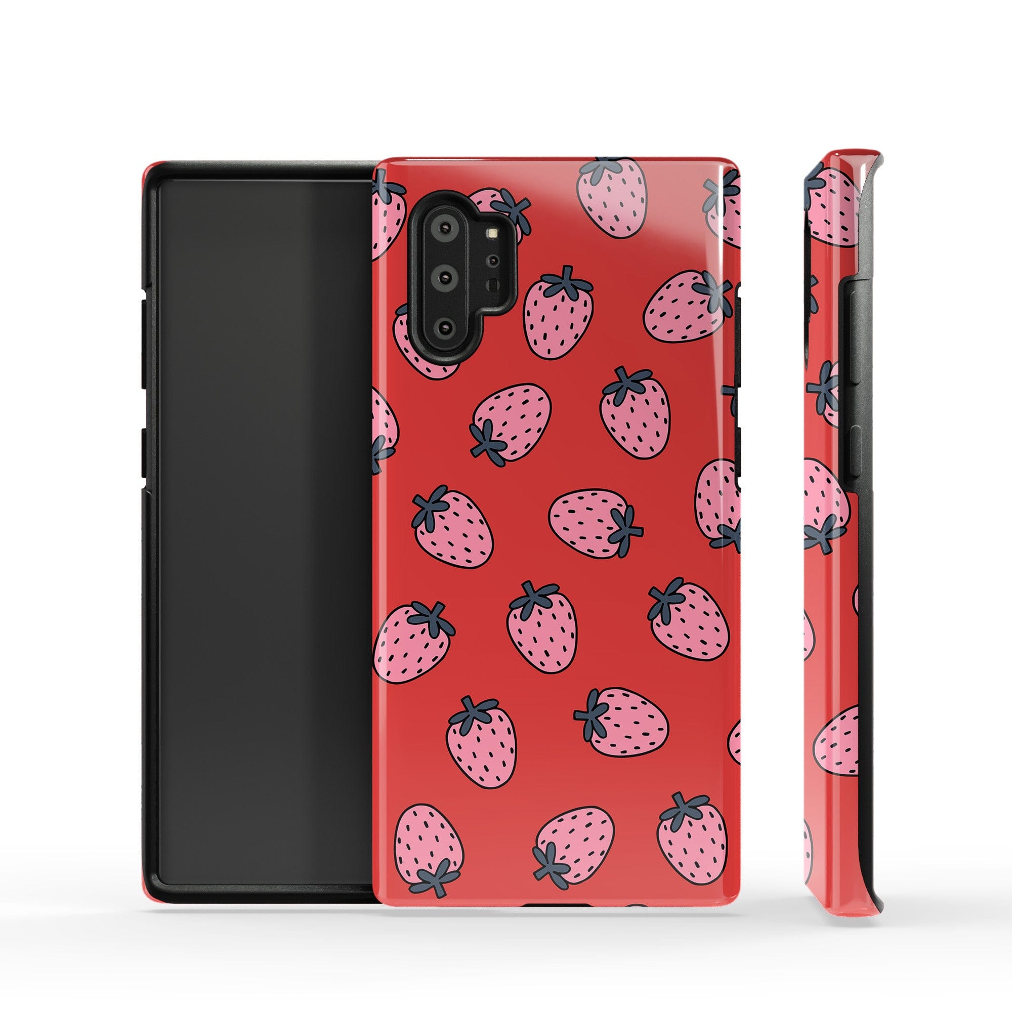 Strawberry Fields | Strawberry Samsung Case Tough for Galaxy Note 10 Plus 