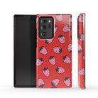 Strawberry Fields | Strawberry Samsung Case Tough for Galaxy Note 20 Ultra 