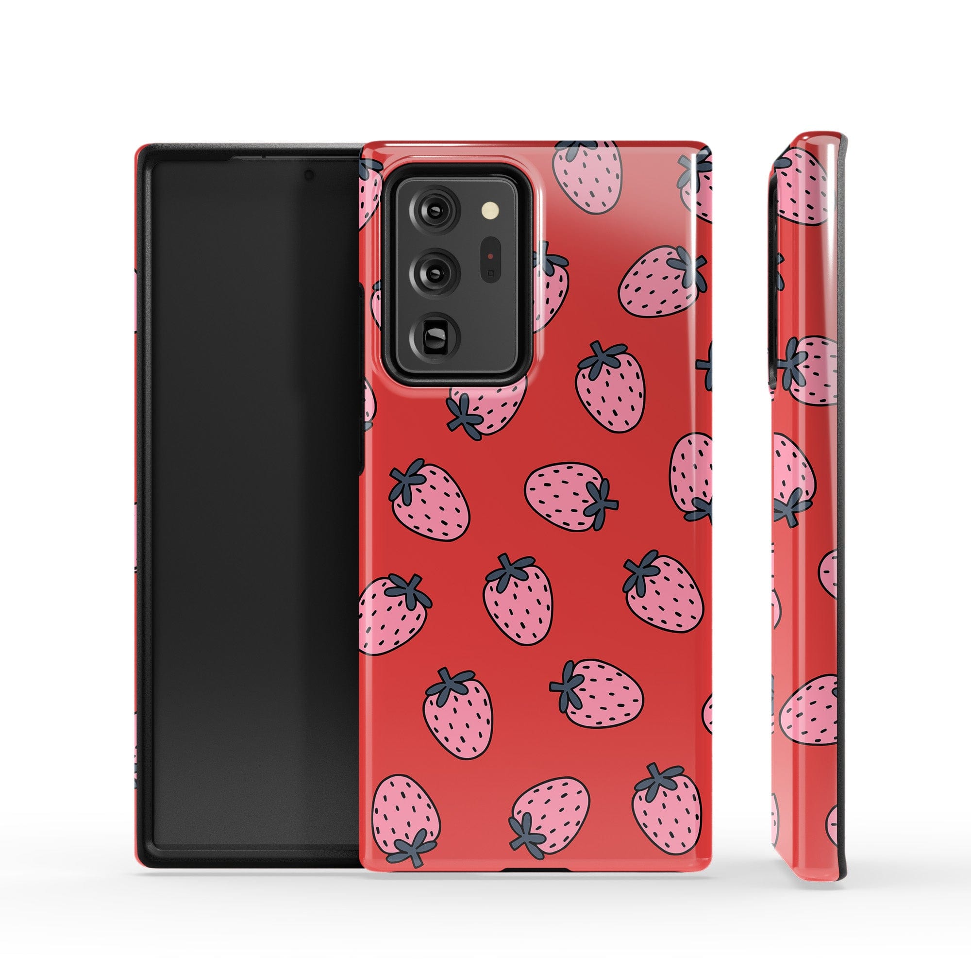 Strawberry Fields | Strawberry Samsung Case Tough for Galaxy Note 20 Ultra 