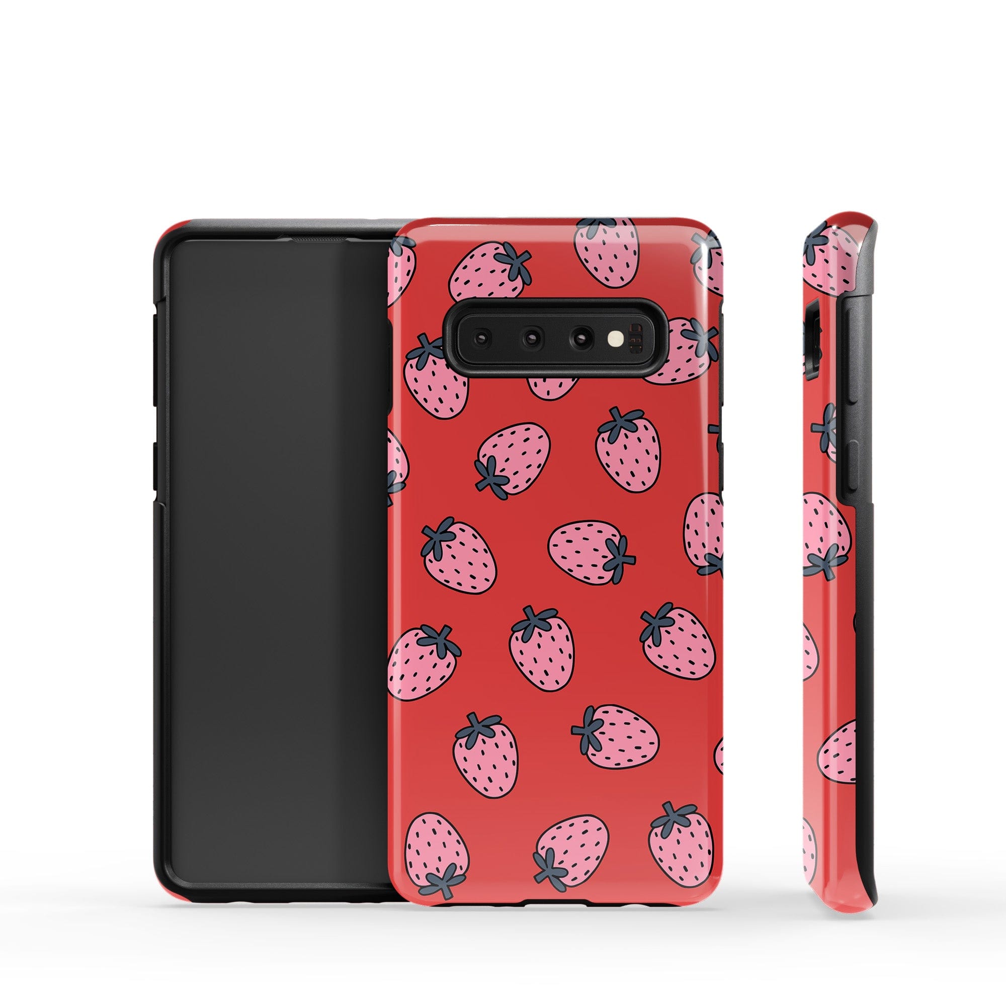 Strawberry Fields | Strawberry Samsung Case Tough for Galaxy S10 