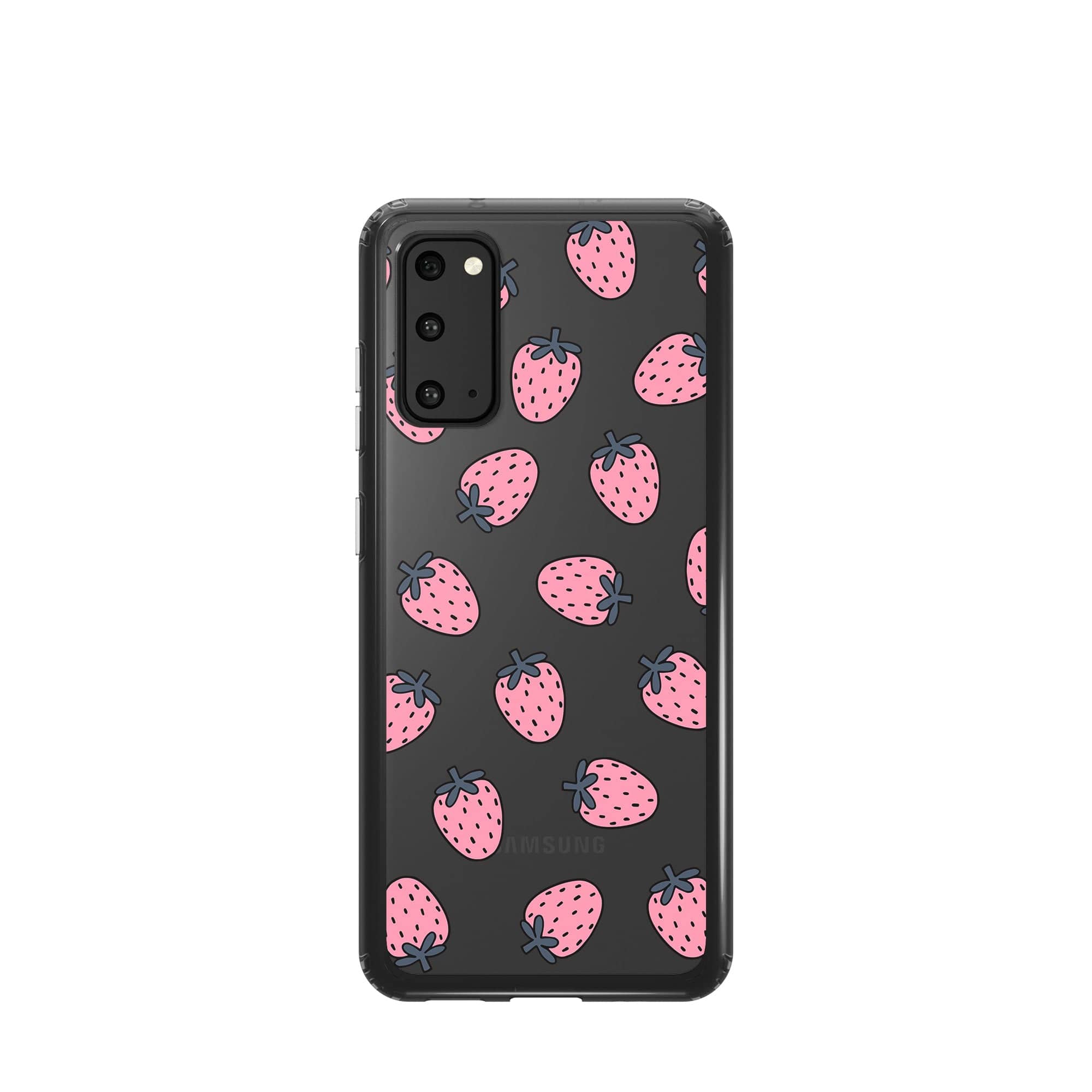 Strawberry Fields | Strawberry Samsung Case Clear for Galaxy S20 