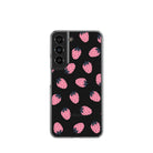 Strawberry Fields | Strawberry Samsung Case Clear for Galaxy S22