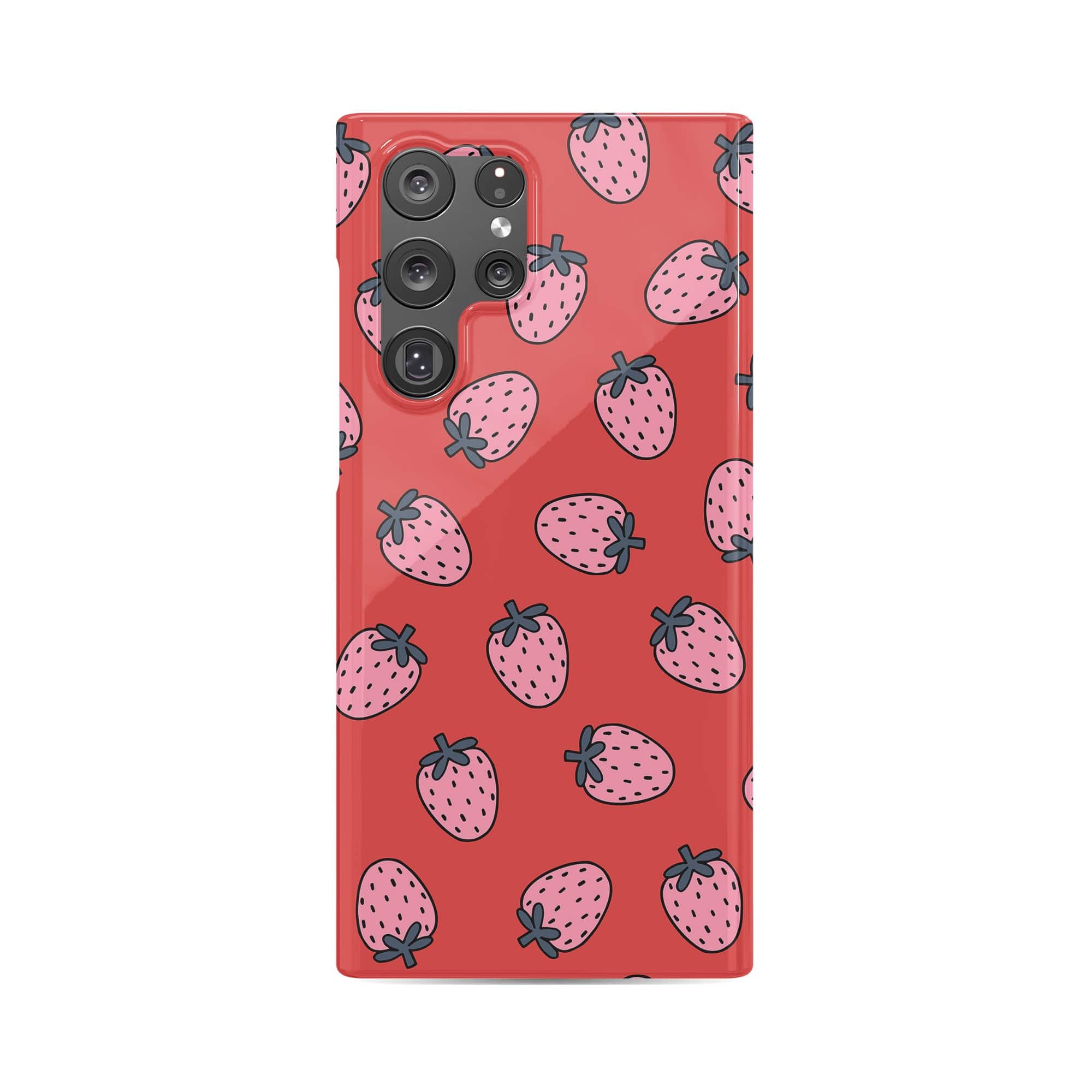 Strawberry Fields | Strawberry Samsung Case Slim for Galaxy S22 Ultra