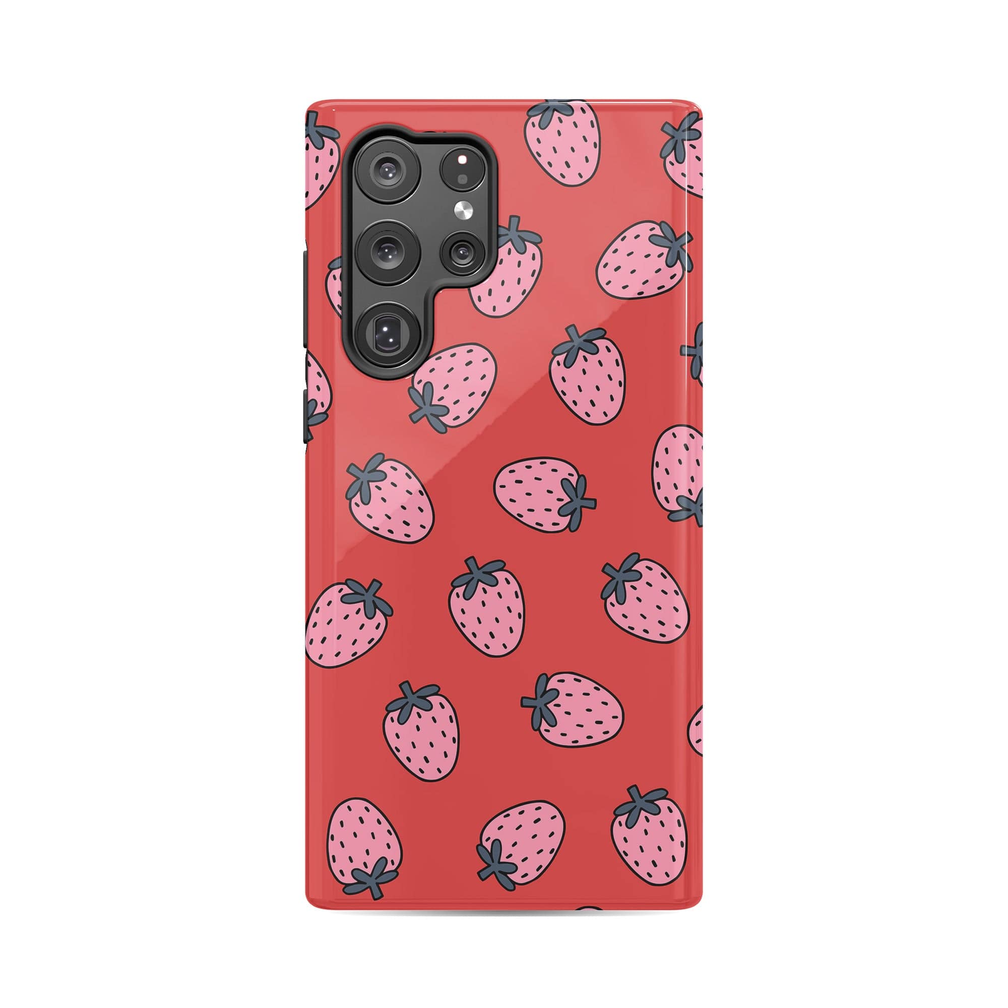 Strawberry Fields | Strawberry Samsung Case Tough for Galaxy S22 Ultra