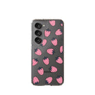 Strawberry Fields | Strawberry Samsung Case Clear for Galaxy S23 Ultra