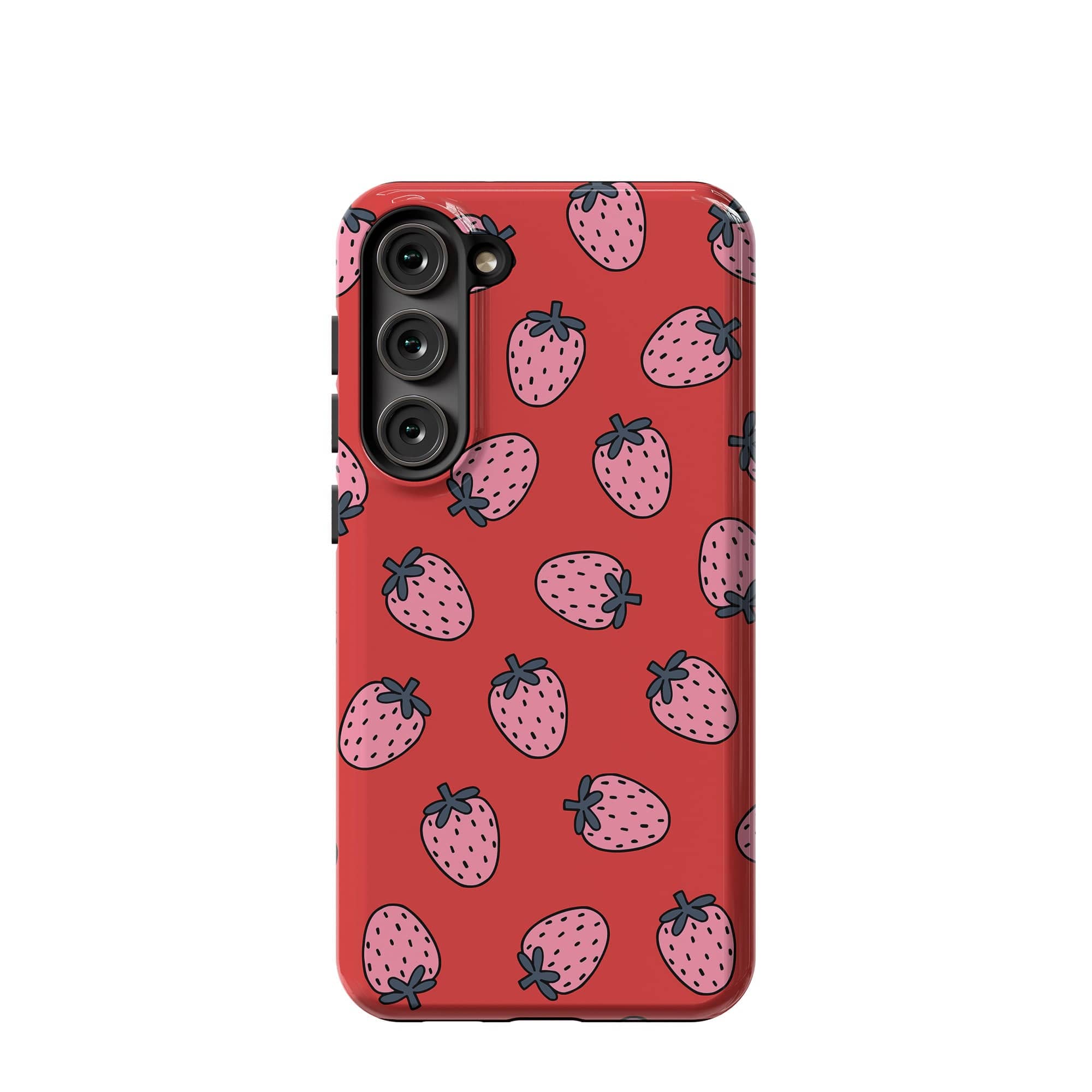 Strawberry Fields | Strawberry Samsung Case Tough for Galaxy S23 Plus