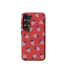 Strawberry Fields | Strawberry Samsung Case Tough for Galaxy S23 Ultra